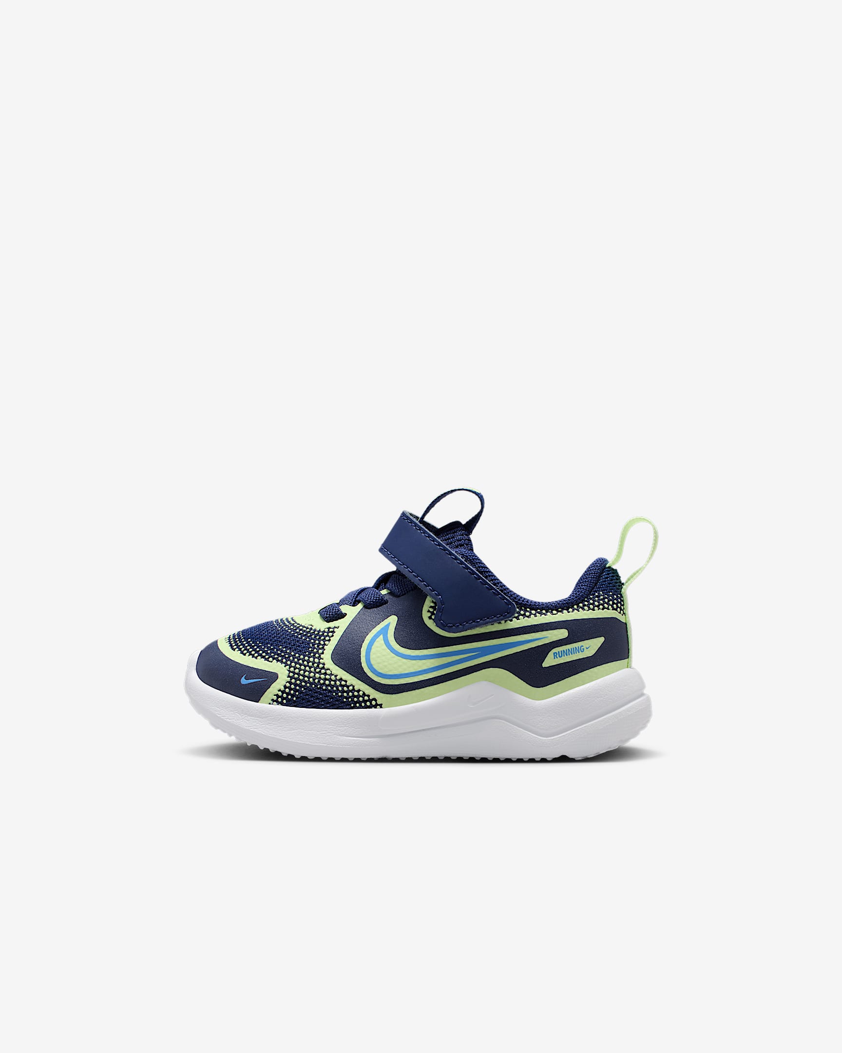 Nike Cosmic Runner Baby/Toddler Shoes - Blue Void/Barely Volt/University Blue