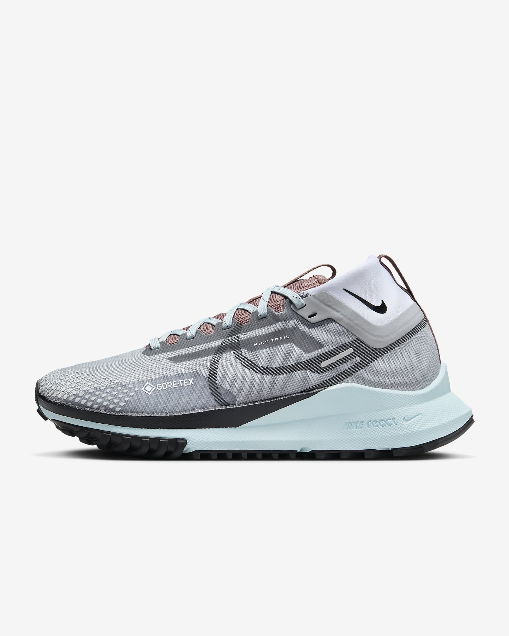 Nike Pegasus Trail 4 GORE-TEX Women's Waterproof Trail Running Shoes - Light Smoke Grey/Glacier Blue/Football Grey/Black