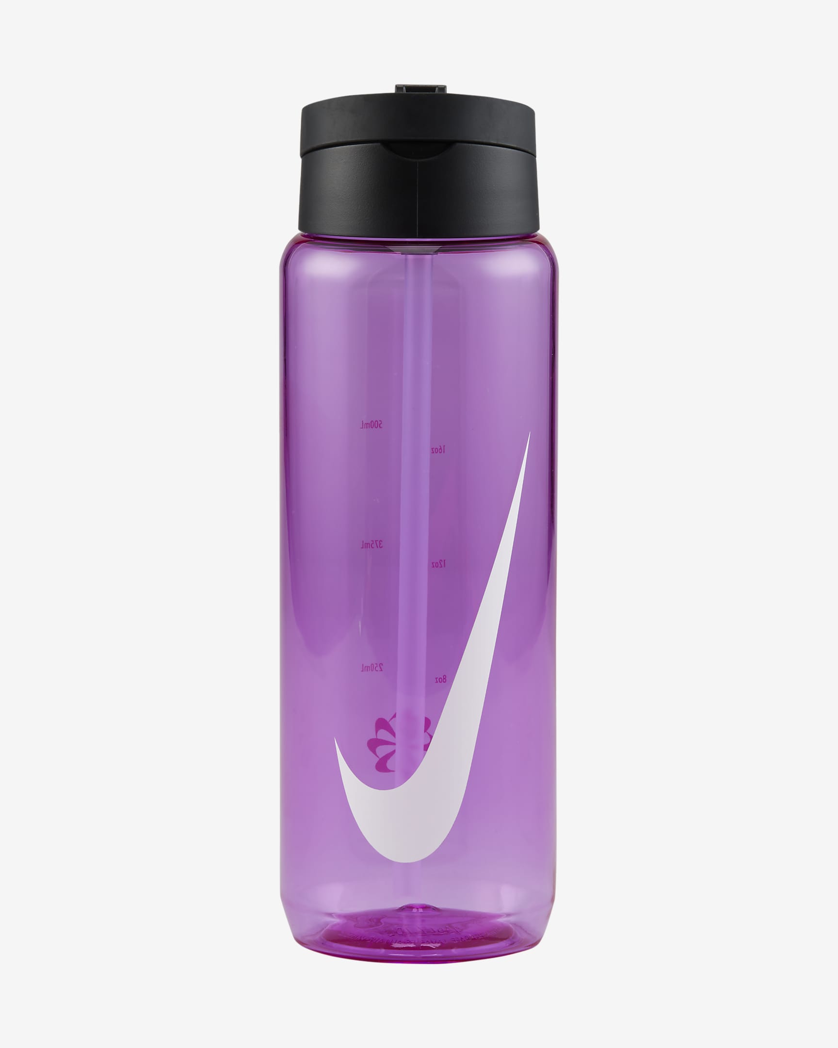 Nike Recharge Straw bidon van tritan (760 ml) - Fire Pink/Zwart/Wit