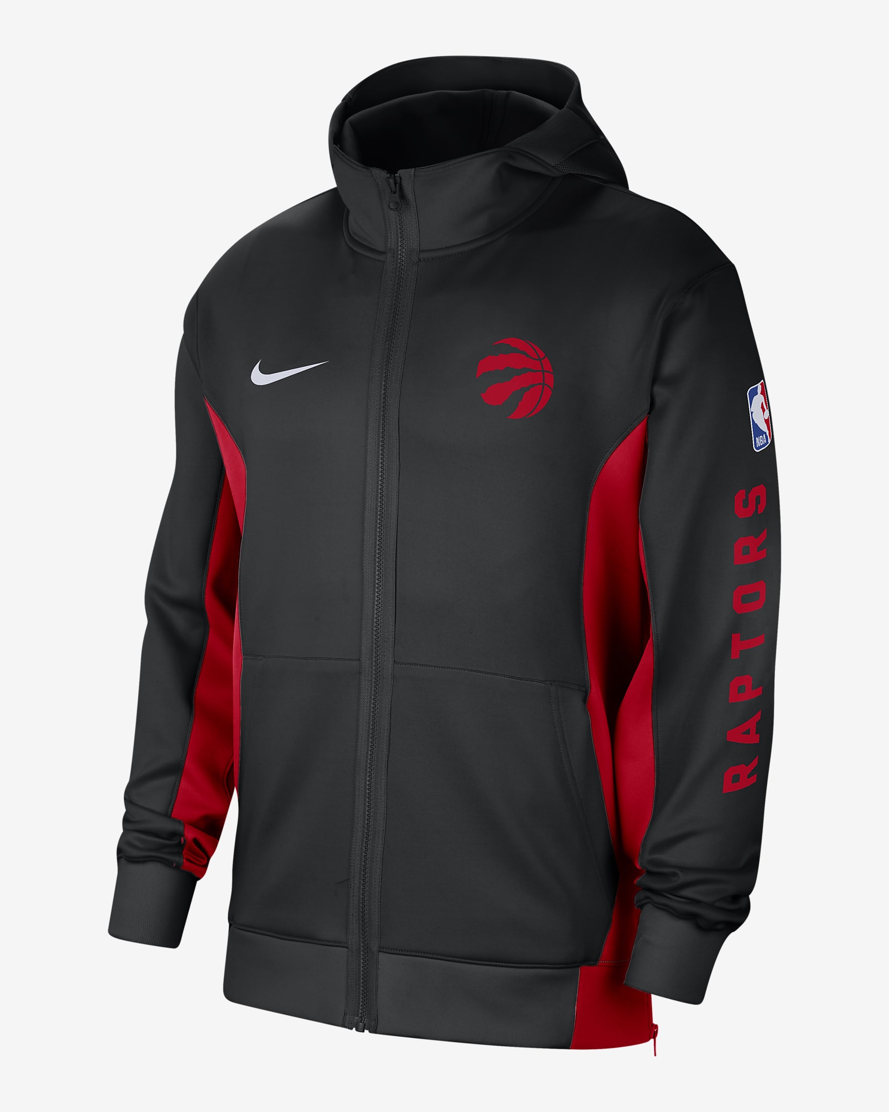 toronto raptors nike dri fit standard issue full zip hoodie