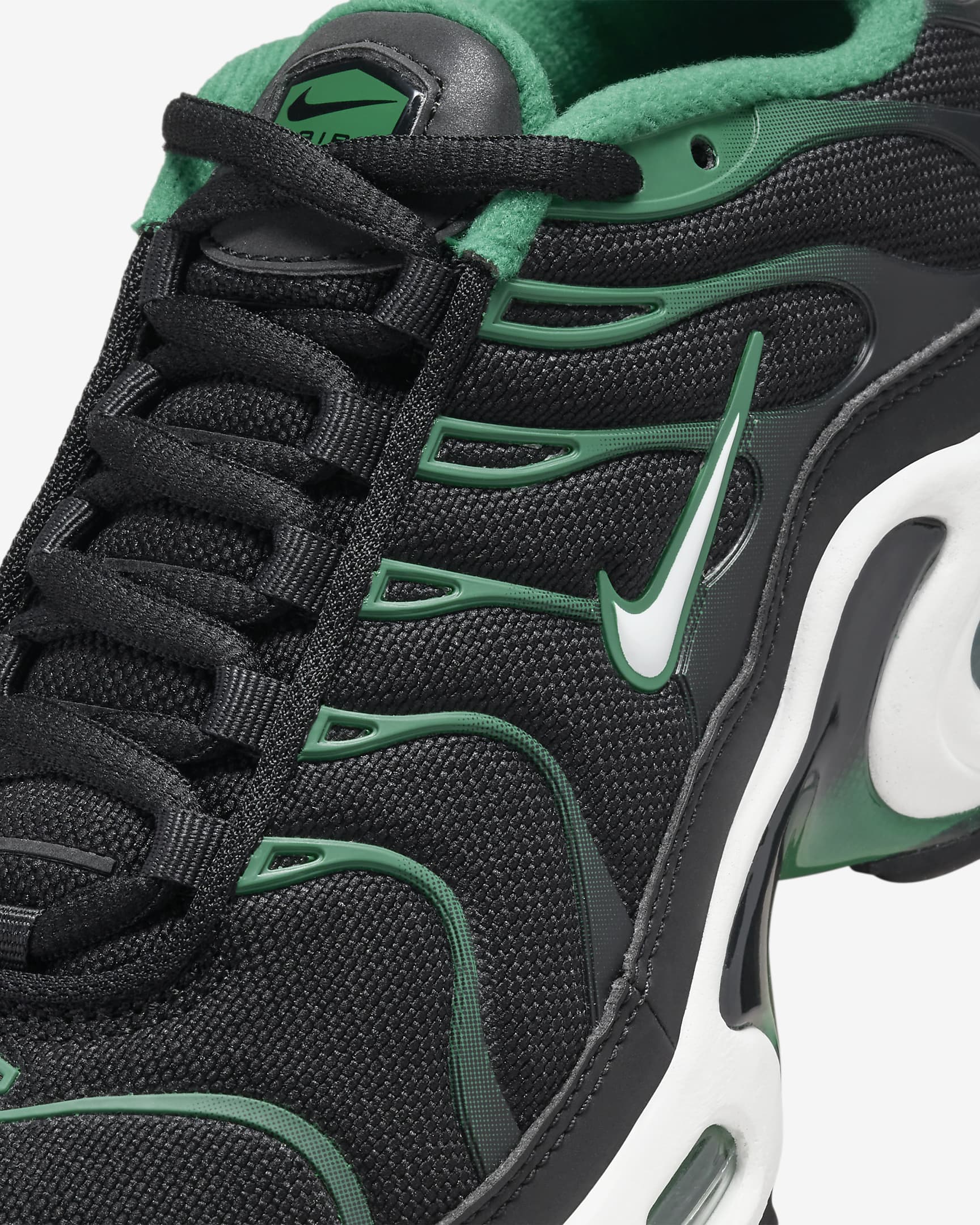 Nike Air Max Plus sko til store barn - Svart/Malachite/Hvit/Svart