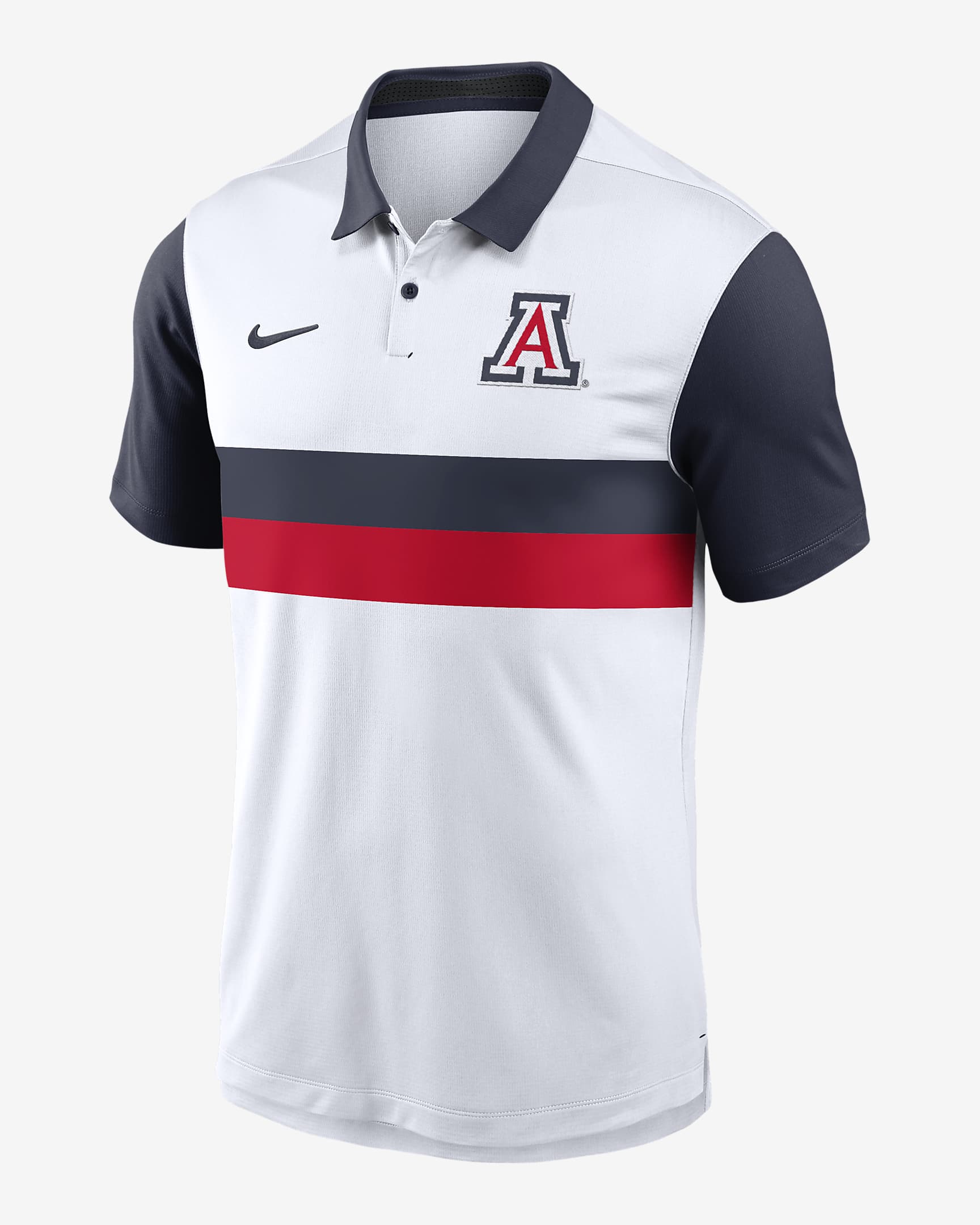 Arizona Wildcats Primetime Campus Vapor Men's Nike Dri-FIT College Polo - White