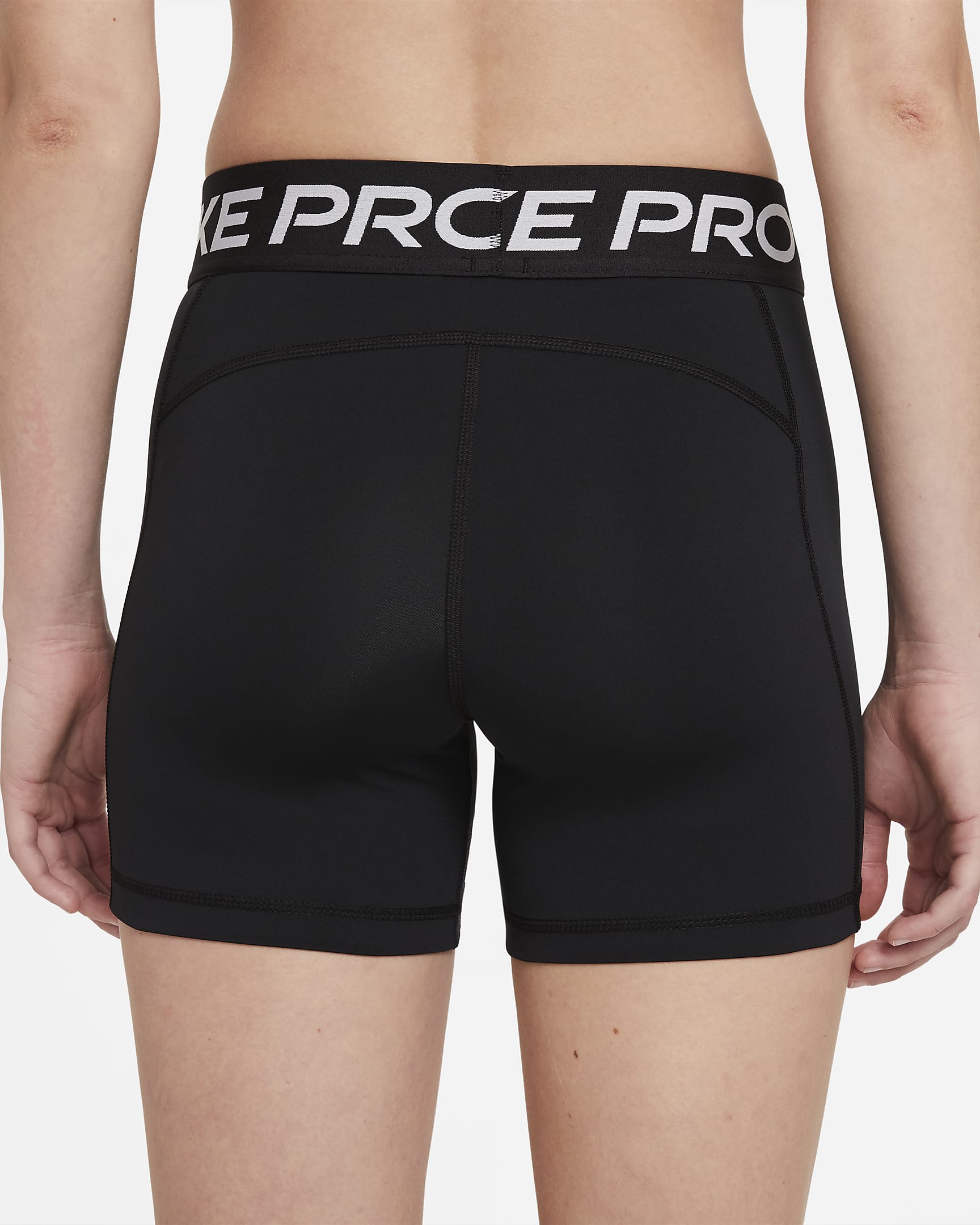 Nike Pro 365 shorts til dame (12,5 cm) - Svart/Hvit