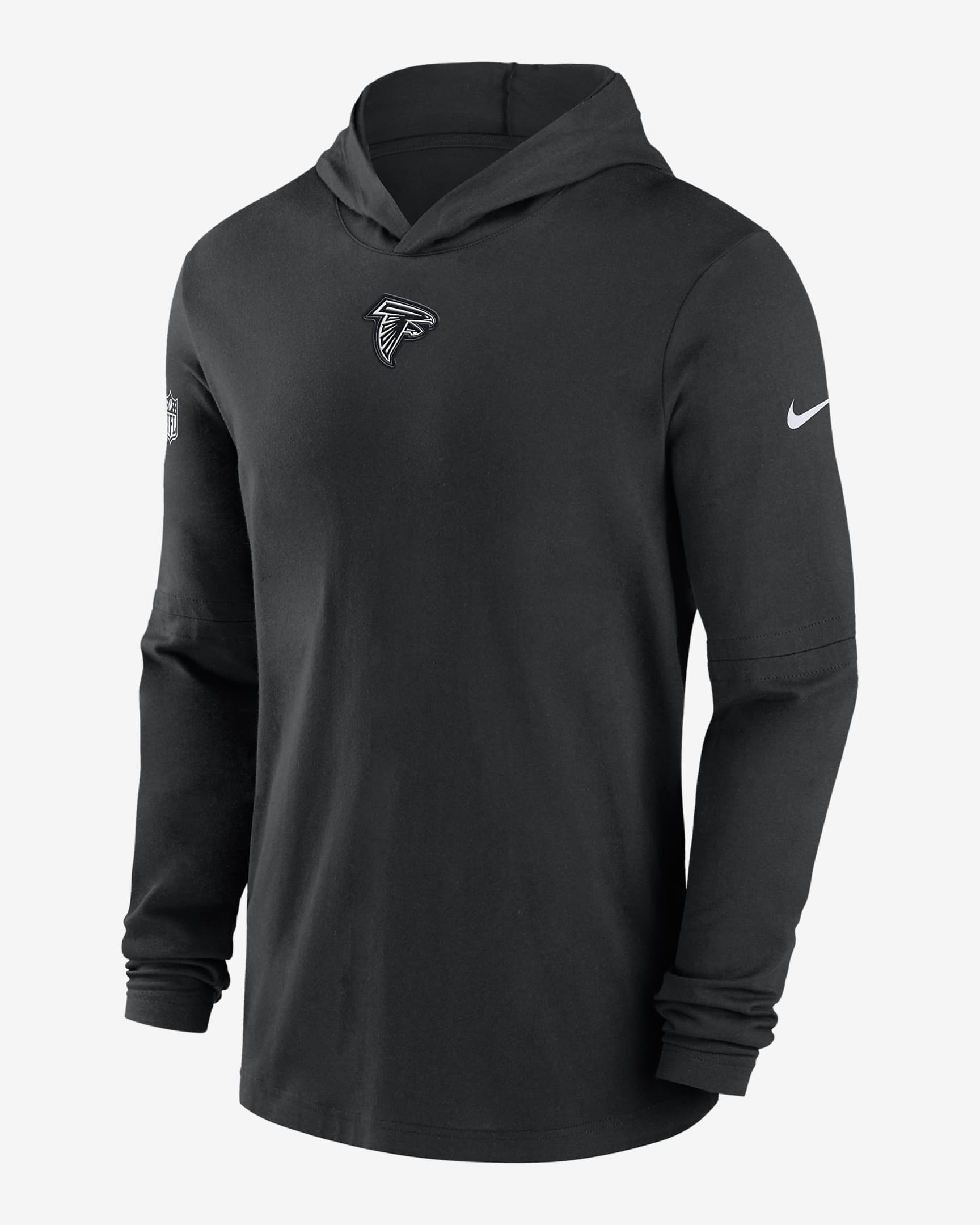 Atlanta Falcons Sideline Men’s Nike Dri-FIT NFL Long-Sleeve Hooded Top ...