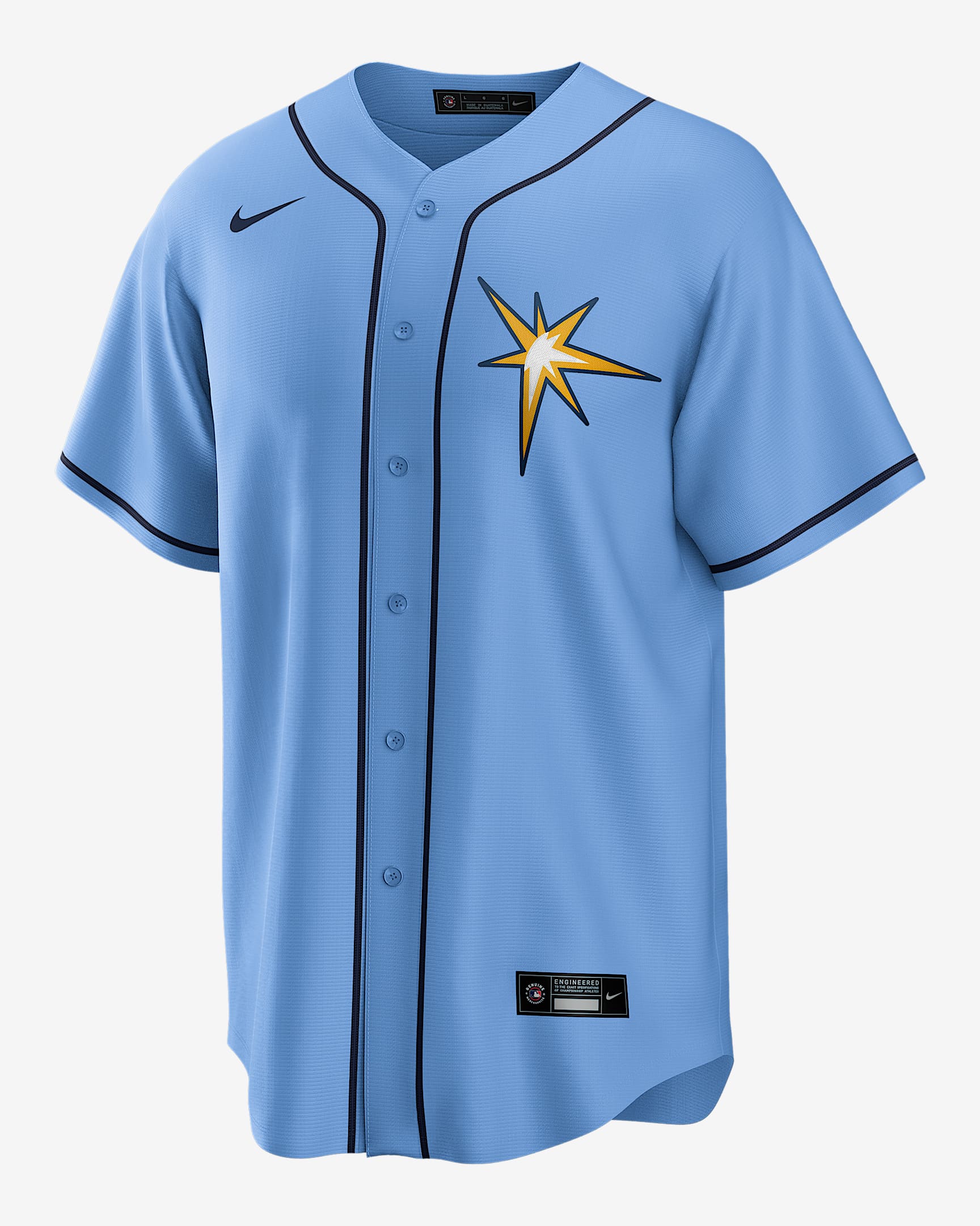 Tampa Bay Rays Men's Nike MLB Replica Jersey - Light Blue