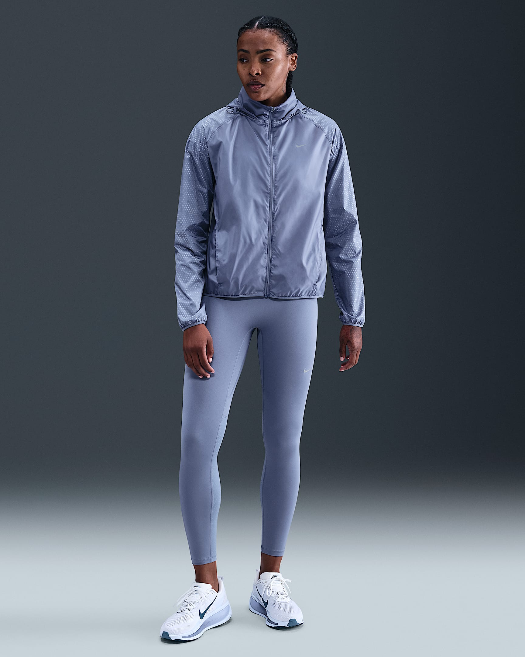 Nike Tempo Flash 7/8-hardlooplegging met hoge taille voor dames - World Indigo