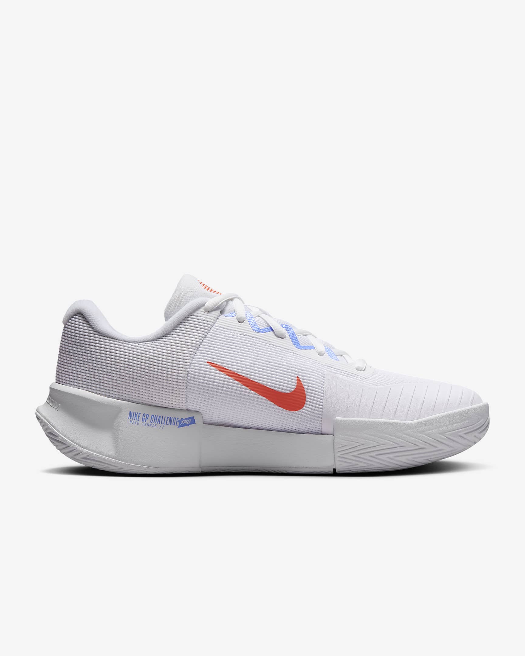 Nike GP Challenge Pro Women's Hard Court Tennis Shoes - White/Royal Pulse/Light Wild Mango