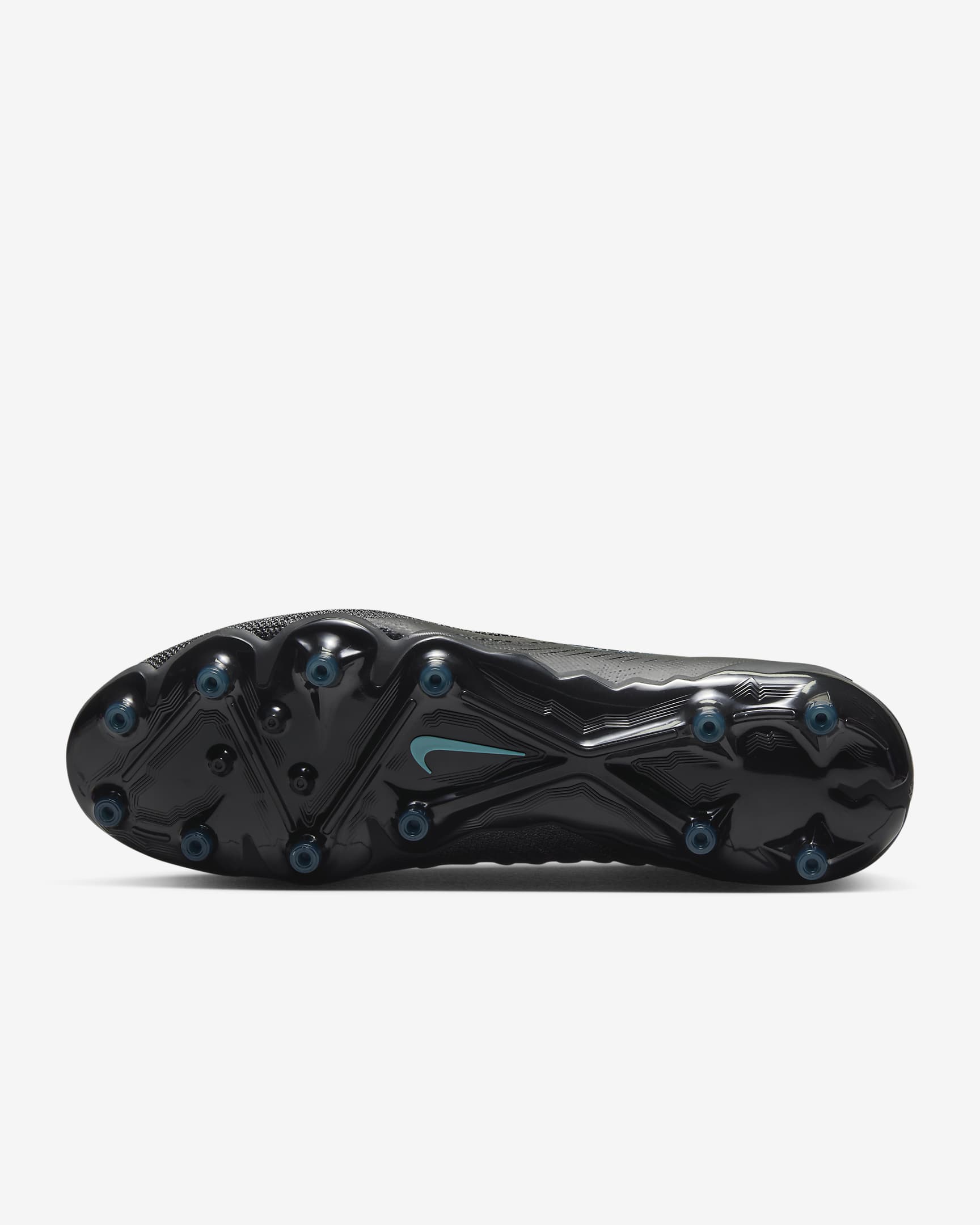 Fotbollssko Nike Phantom Luna 2 Elite AG med högt skaft - Svart/Deep Jungle/Svart