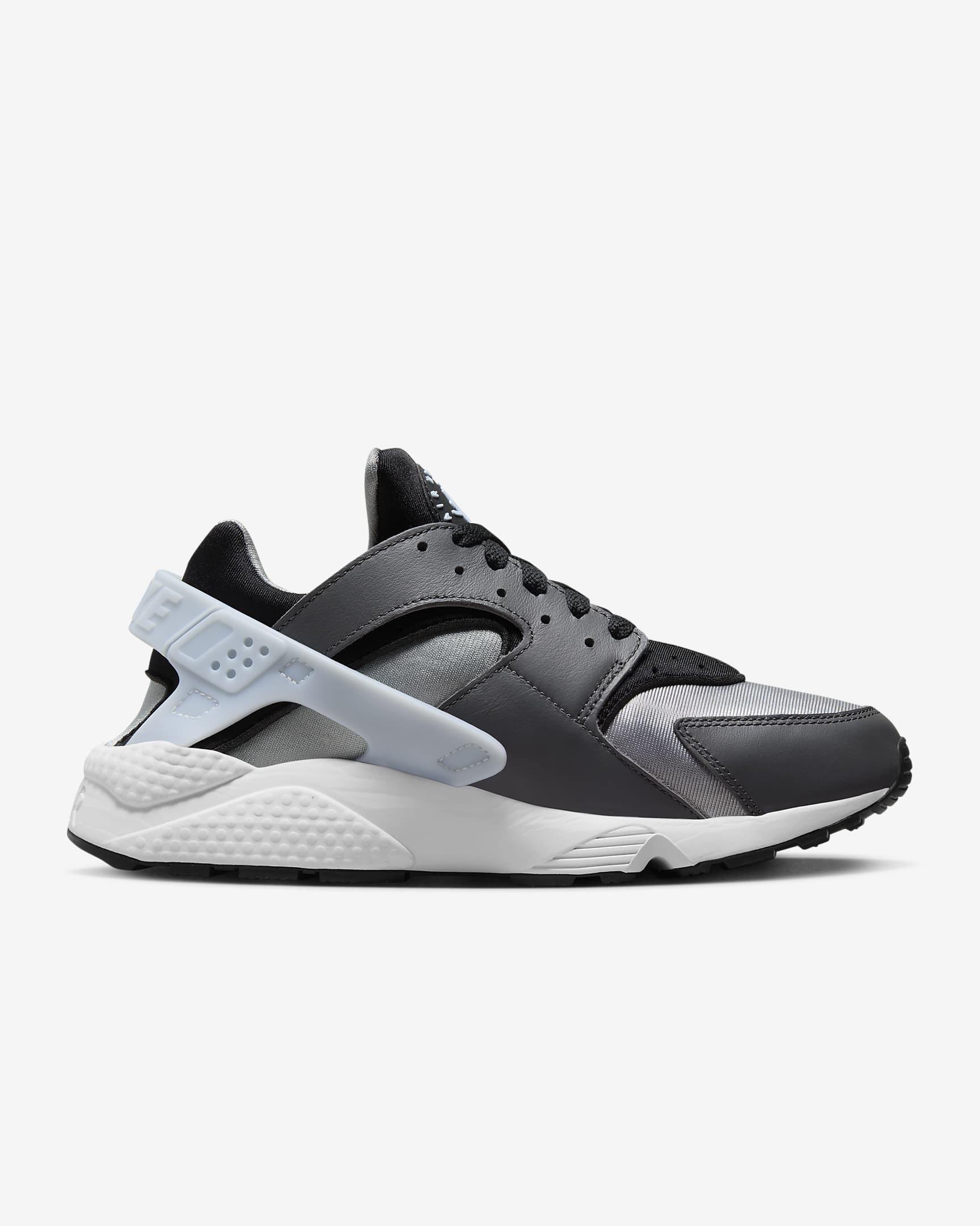 Calzado para hombre Nike Air Huarache - Negro/Gris humo claro/Tinte azul/Gris hierro