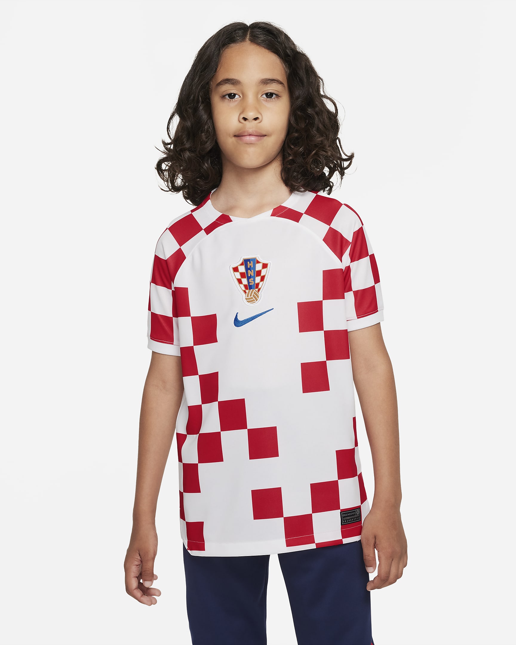 Croatia 2022/23 Stadium Home Older Kids' Nike Dri-FIT Football Shirt ...