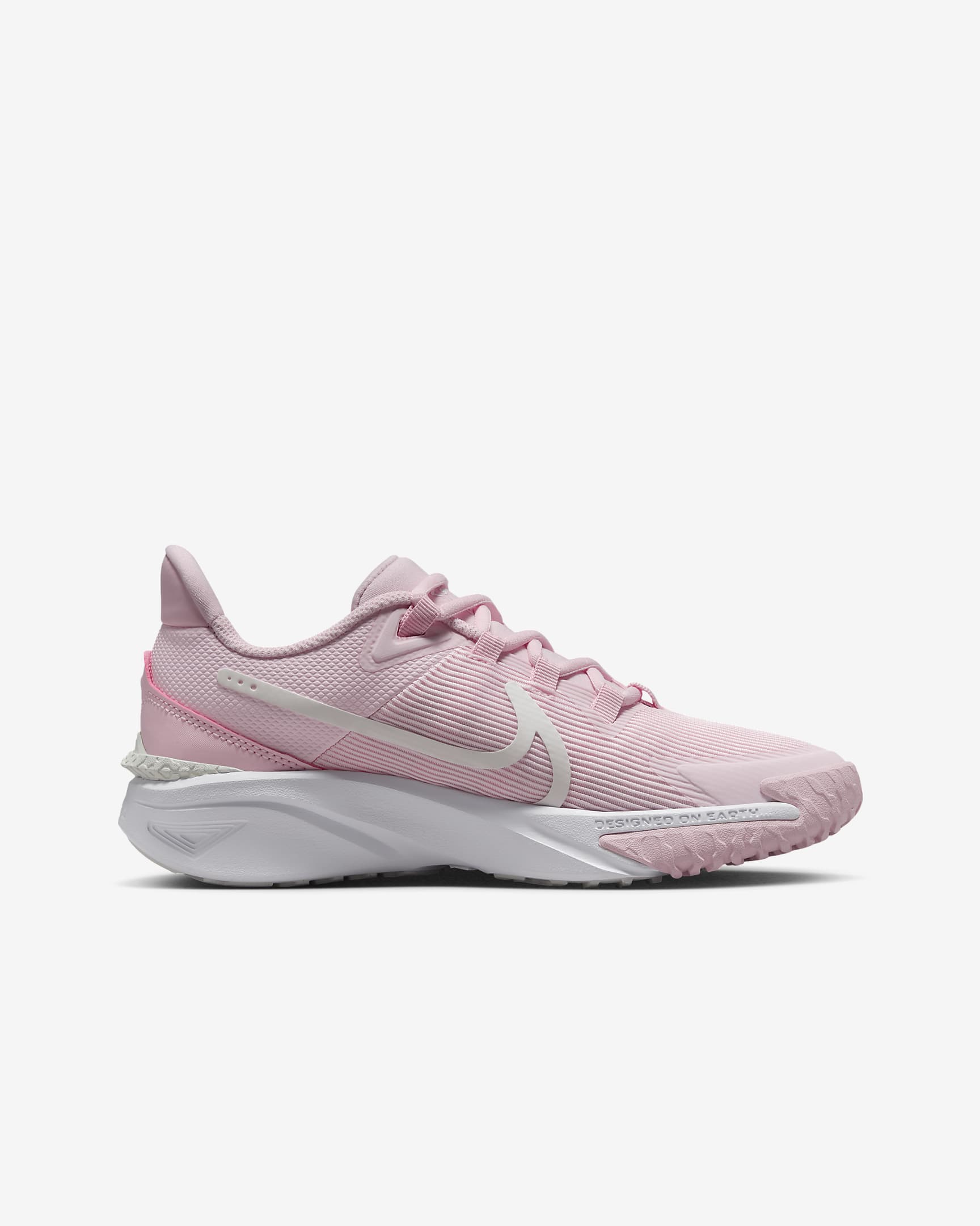 รองเท้าวิ่งโร้ดรันนิ่งเด็กโต Nike Star Runner 4 - Pink Foam/ขาว/Summit White