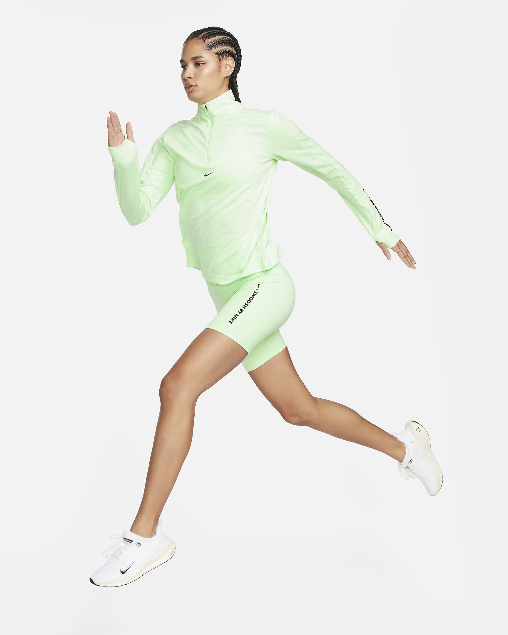 Nike Pacer Women's Dri-FIT 1/4-Zip Sweatshirt. Nike SI