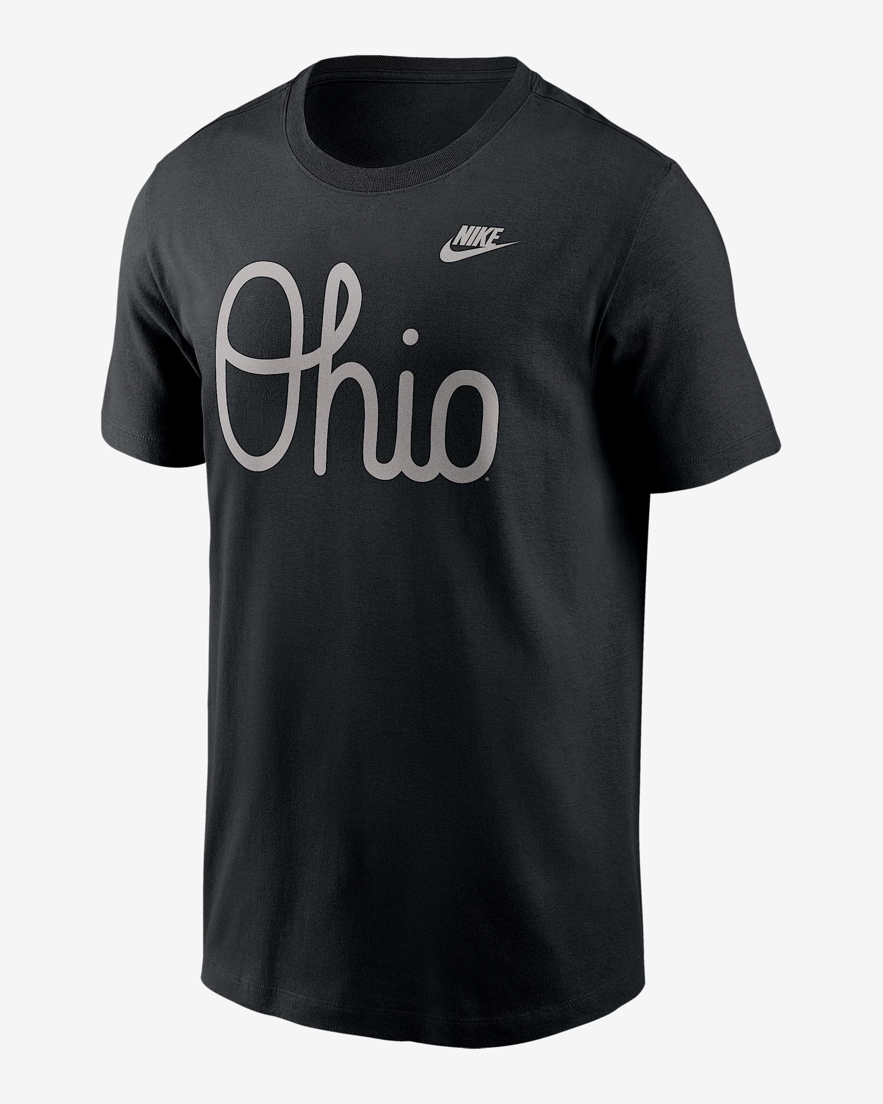 Ohio State Vintage Script Men's Nike College T-Shirt - Black