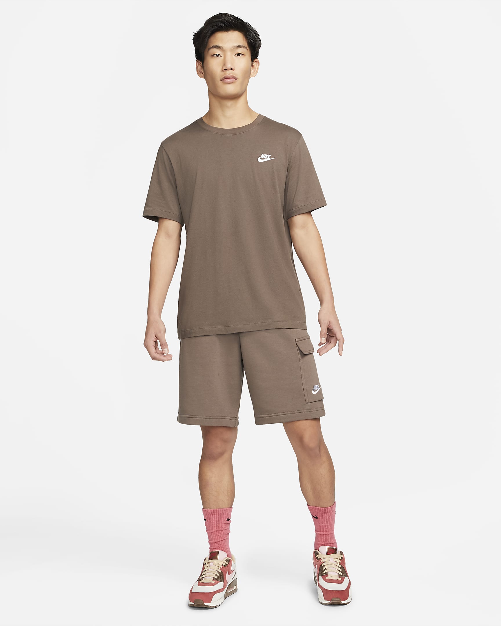 Nike Sportswear Club Men's French Terry Cargo Shorts. Nike ID