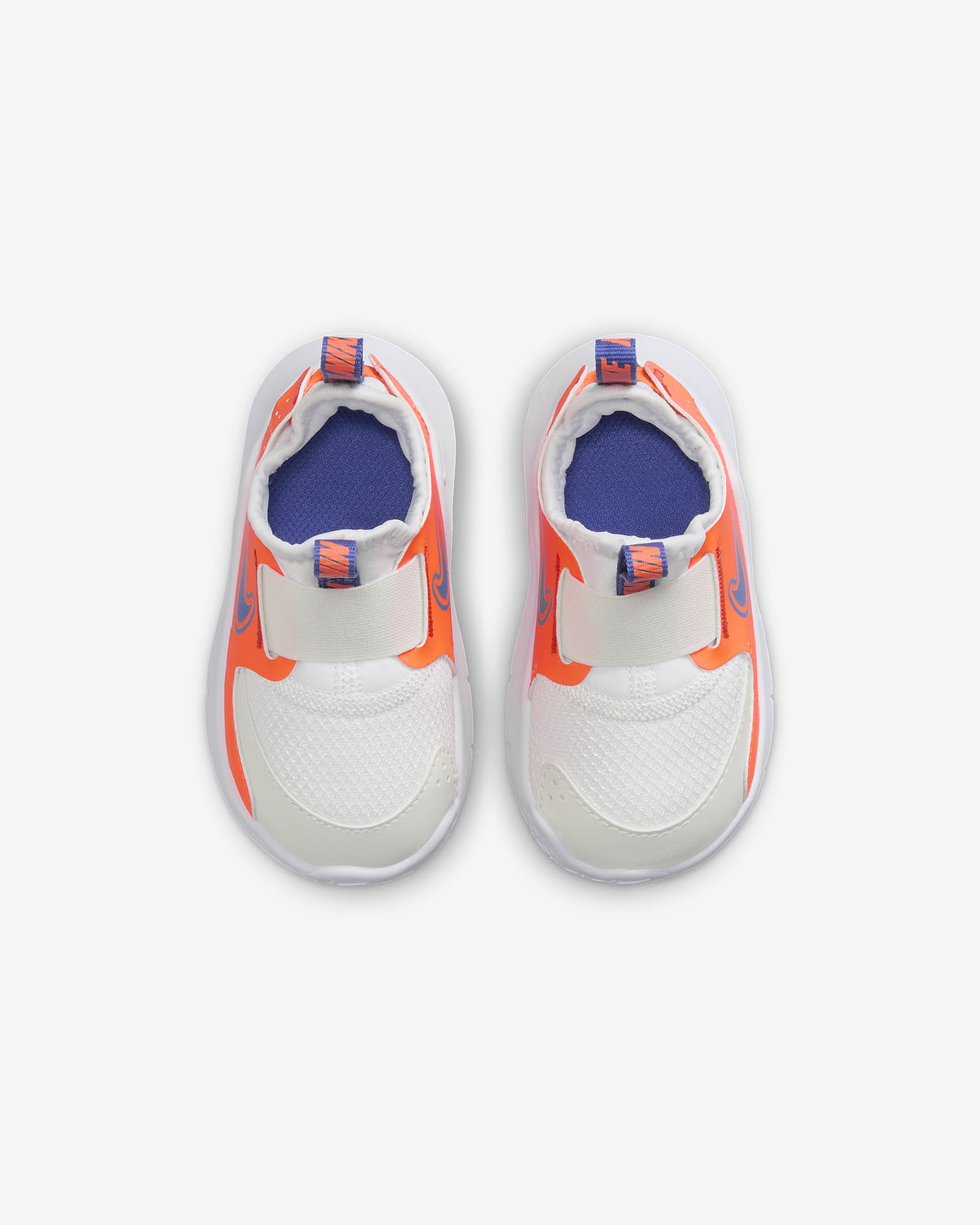 Nike Flex Runner 3 cipő babáknak és totyogóknak - Fehér/Total Orange/Team Orange/Astronomy Blue