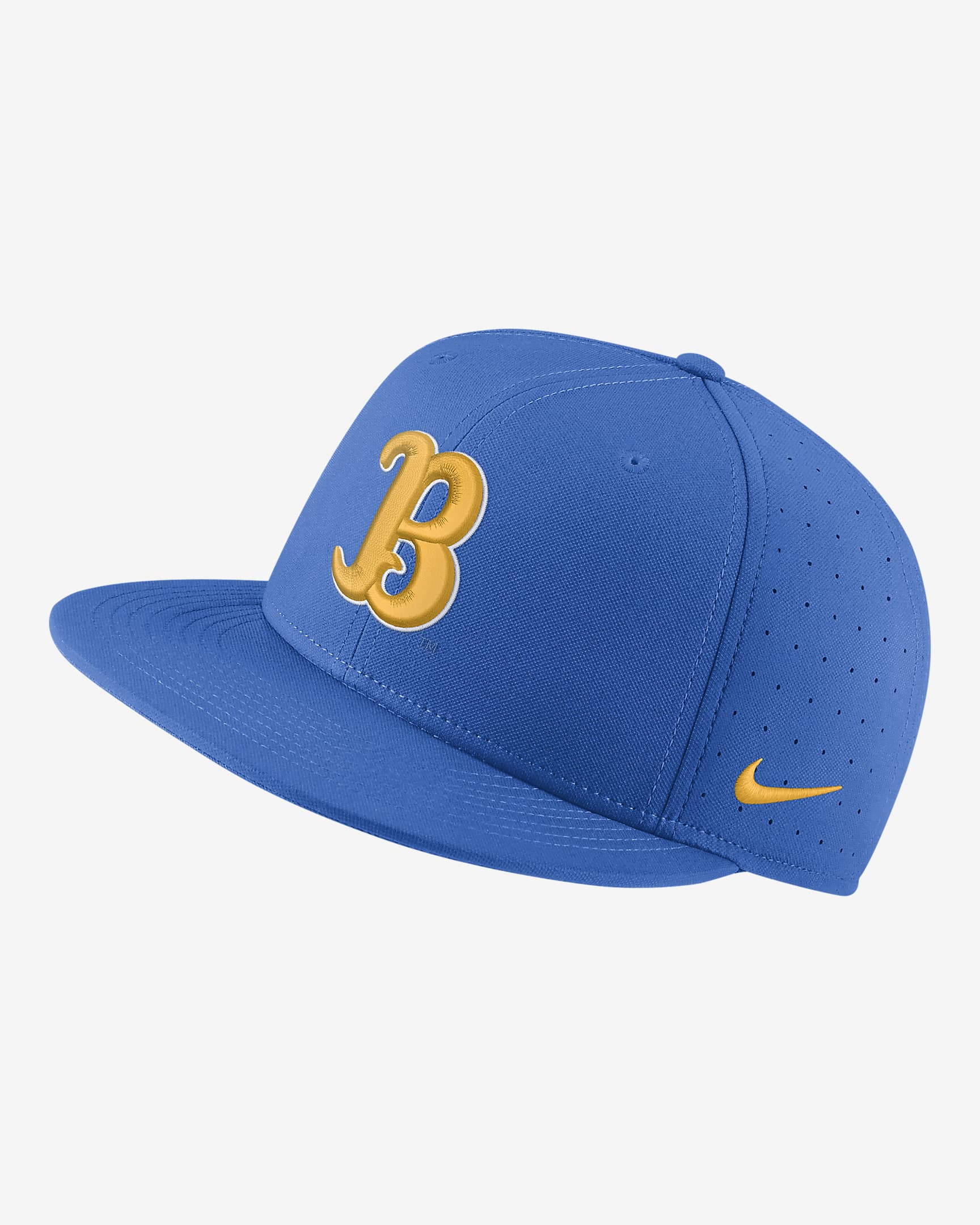 UCLA Nike College Fitted Baseball Hat - Signal Blue