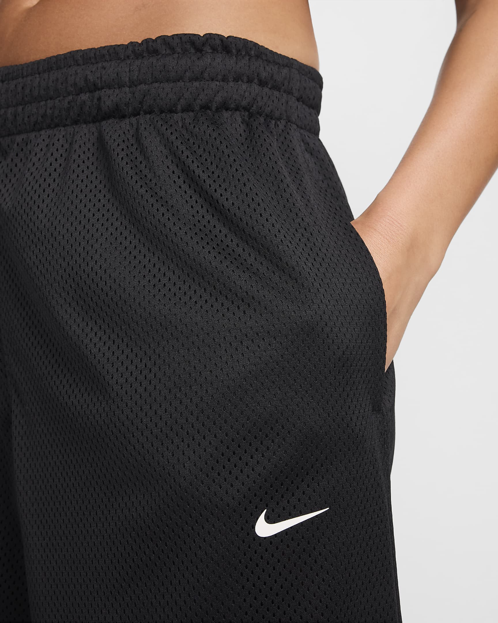 Nike Sportswear mesh damesbroek - Zwart