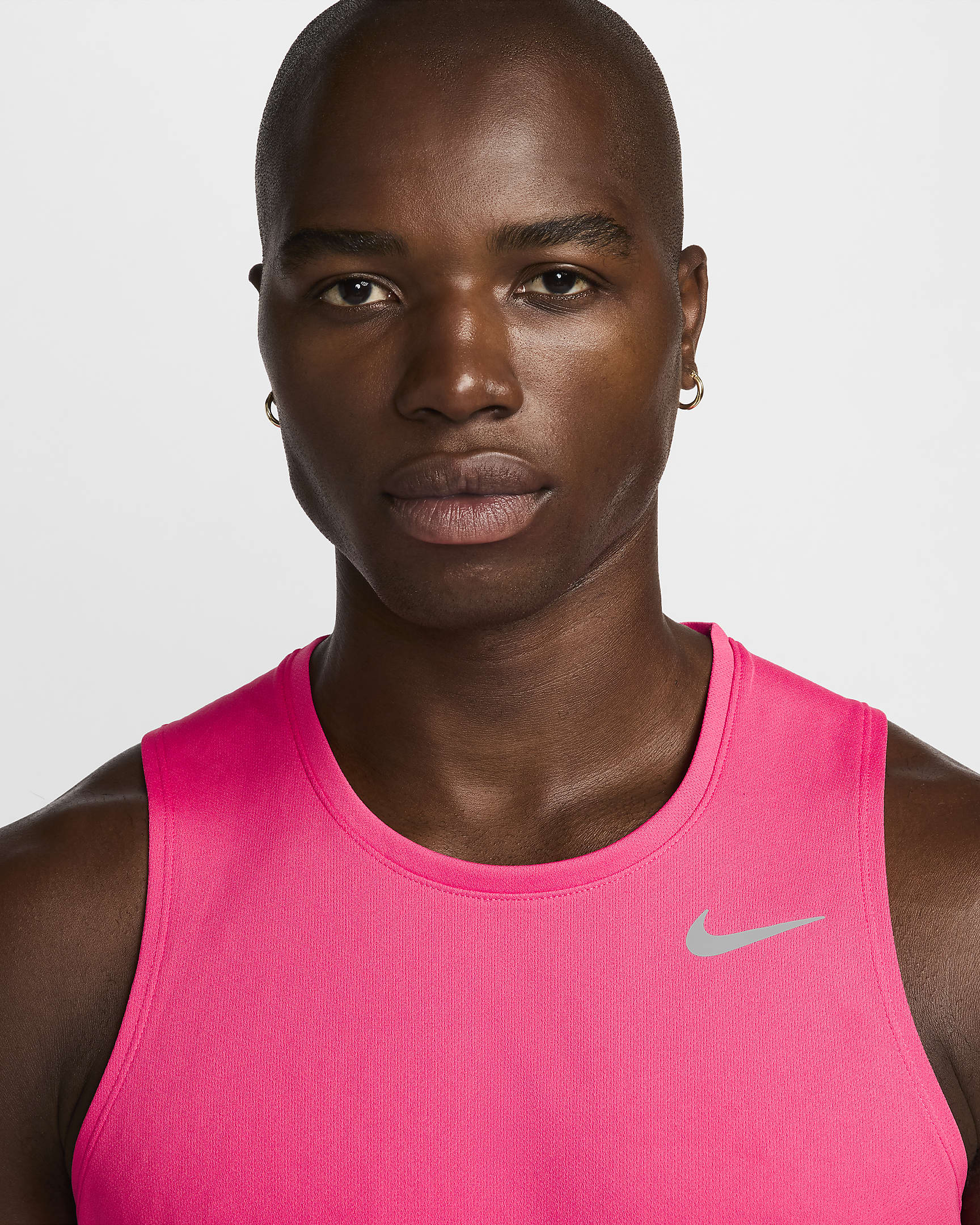 Nike Miler Men's Dri-FIT Running Tank - Aster Pink