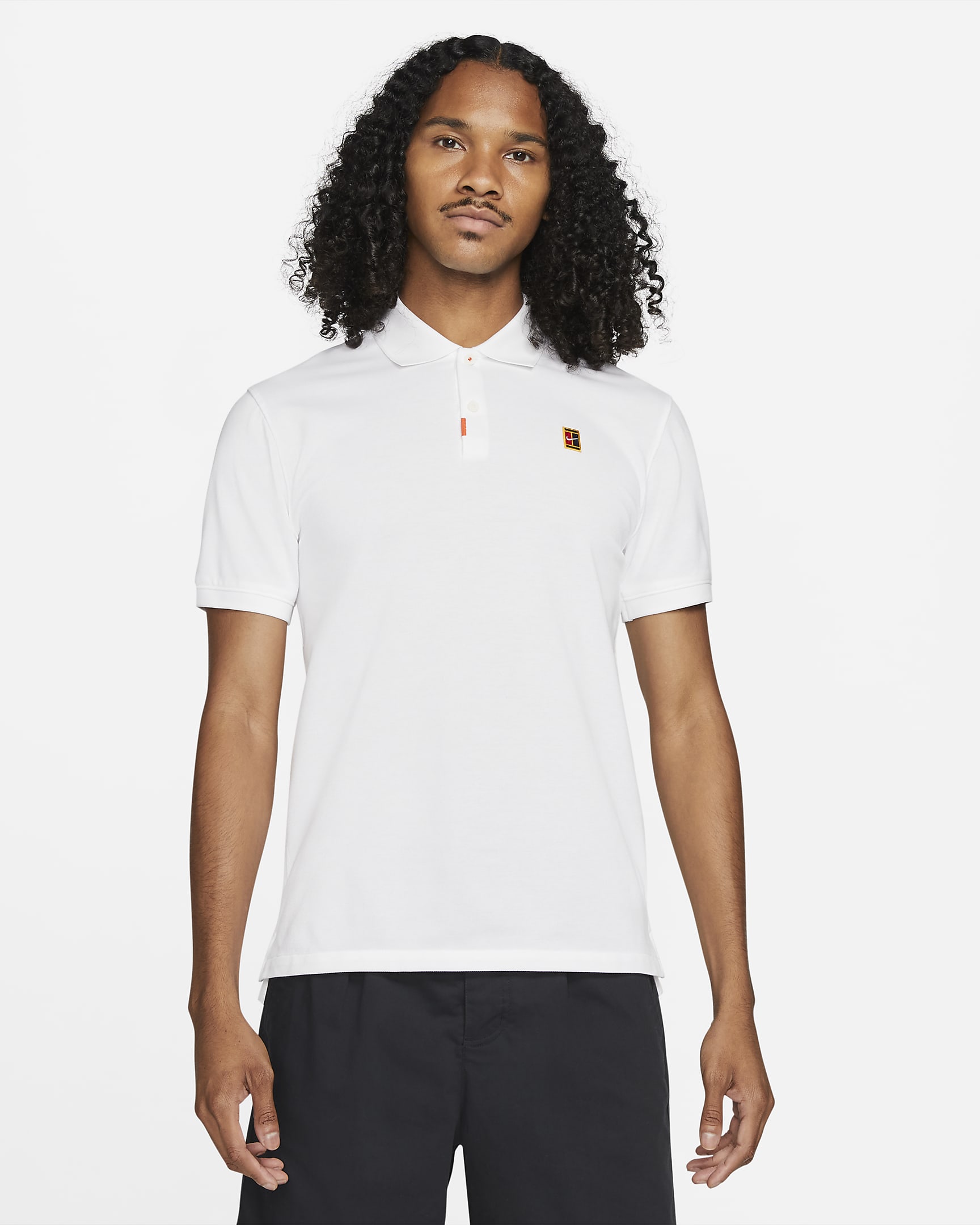 The Nike Polo Men's Slim-Fit Polo - White