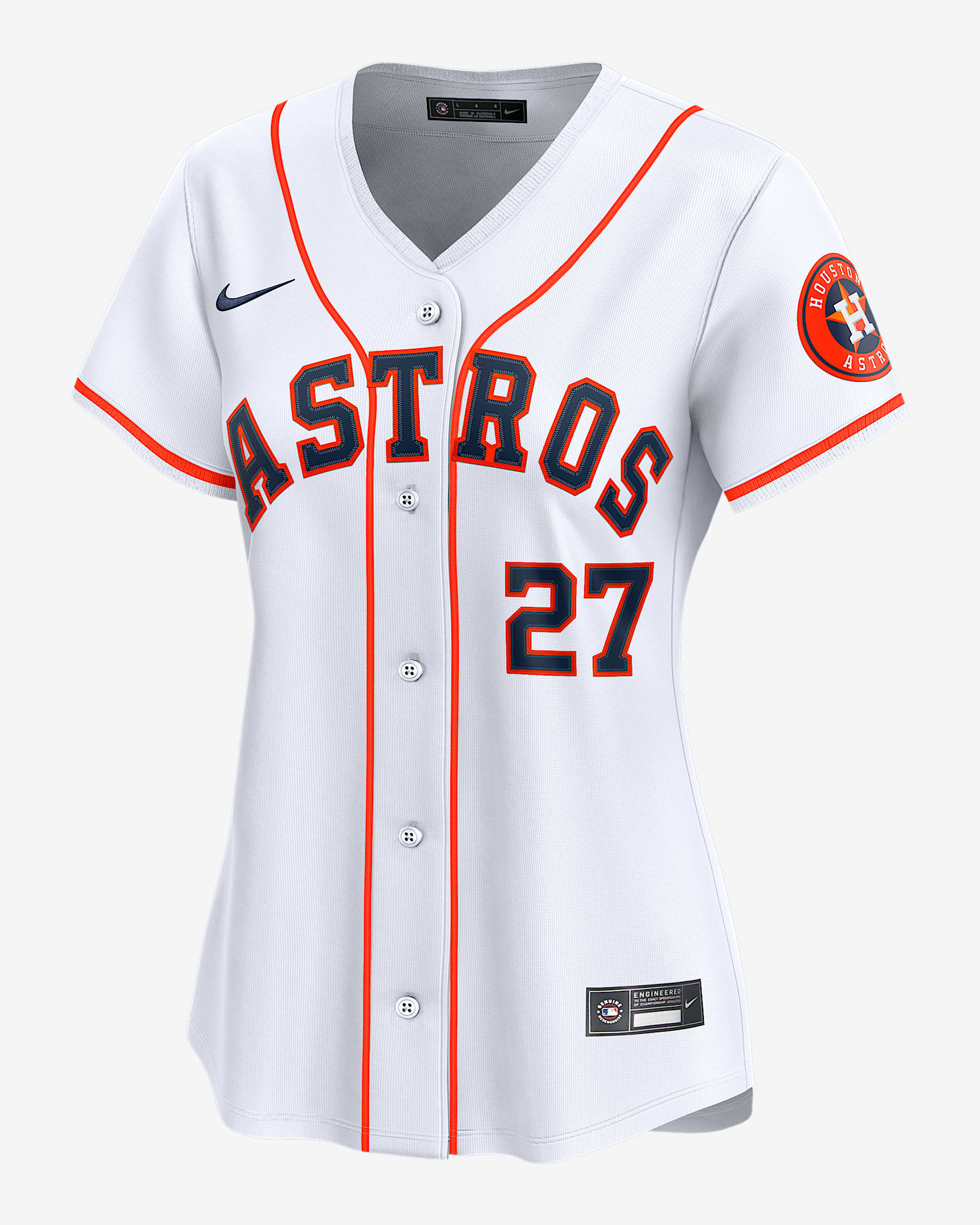 Jersey Nike Dri-FIT ADV de la MLB Limited para mujer José Altuve Houston Astros - Blanco