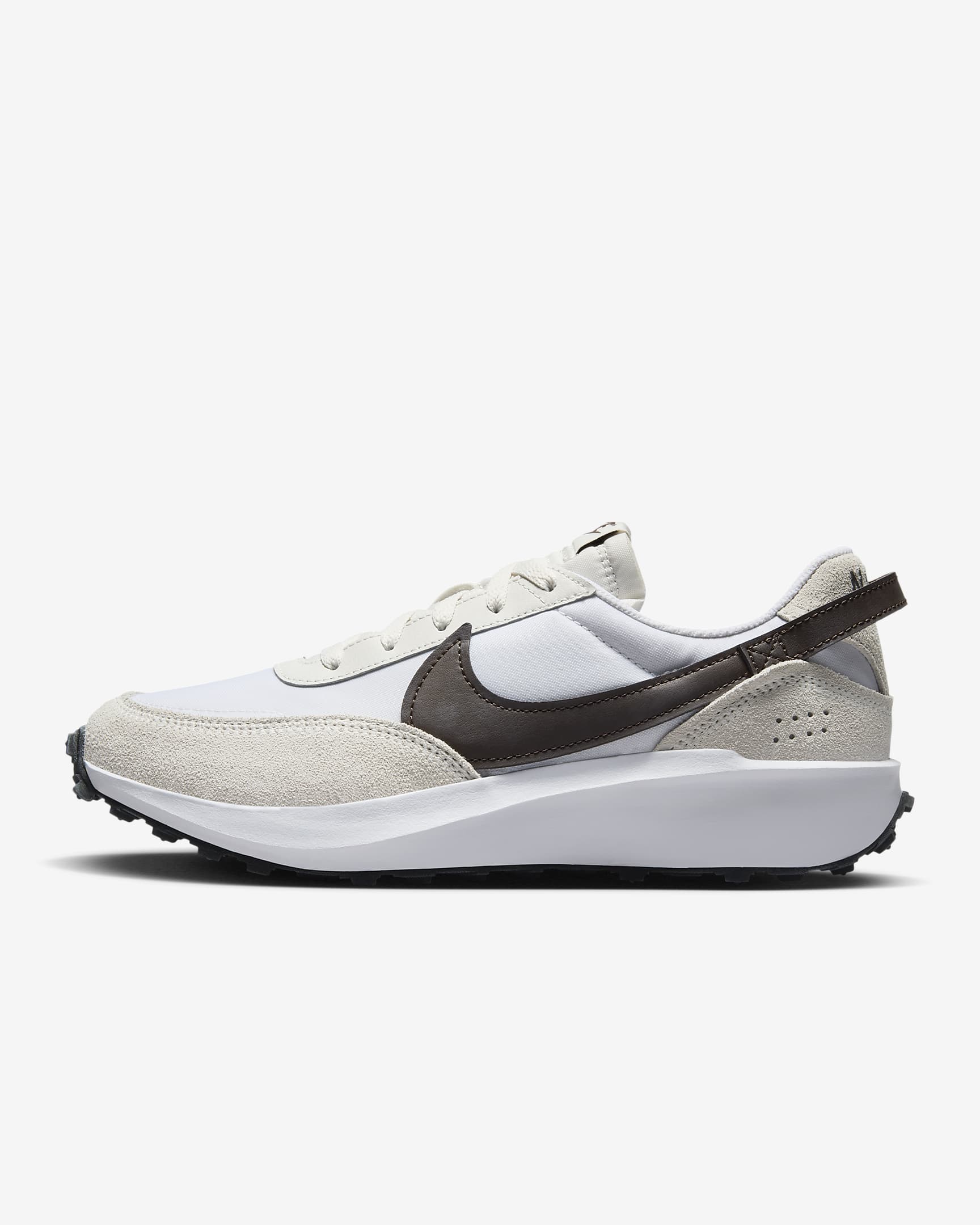 Tenis para mujer Nike Waffle Debut - Blanco/Fantasma/Marrón barroco