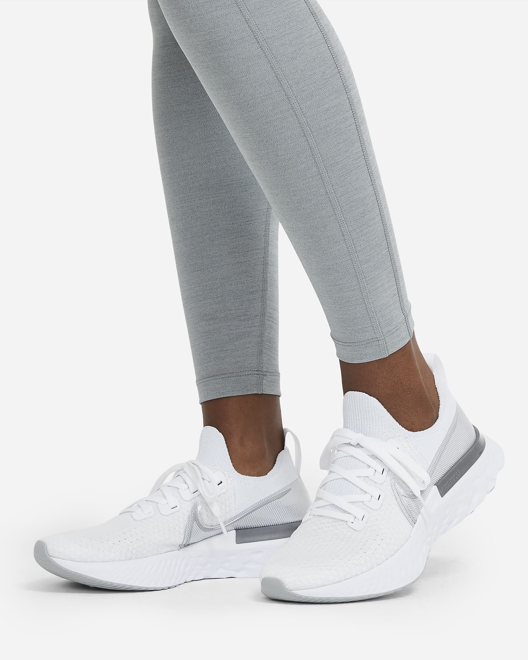 Nike Epic Fast Women's Mid-Rise Pocket Running Leggings - Smoke Grey/Heather