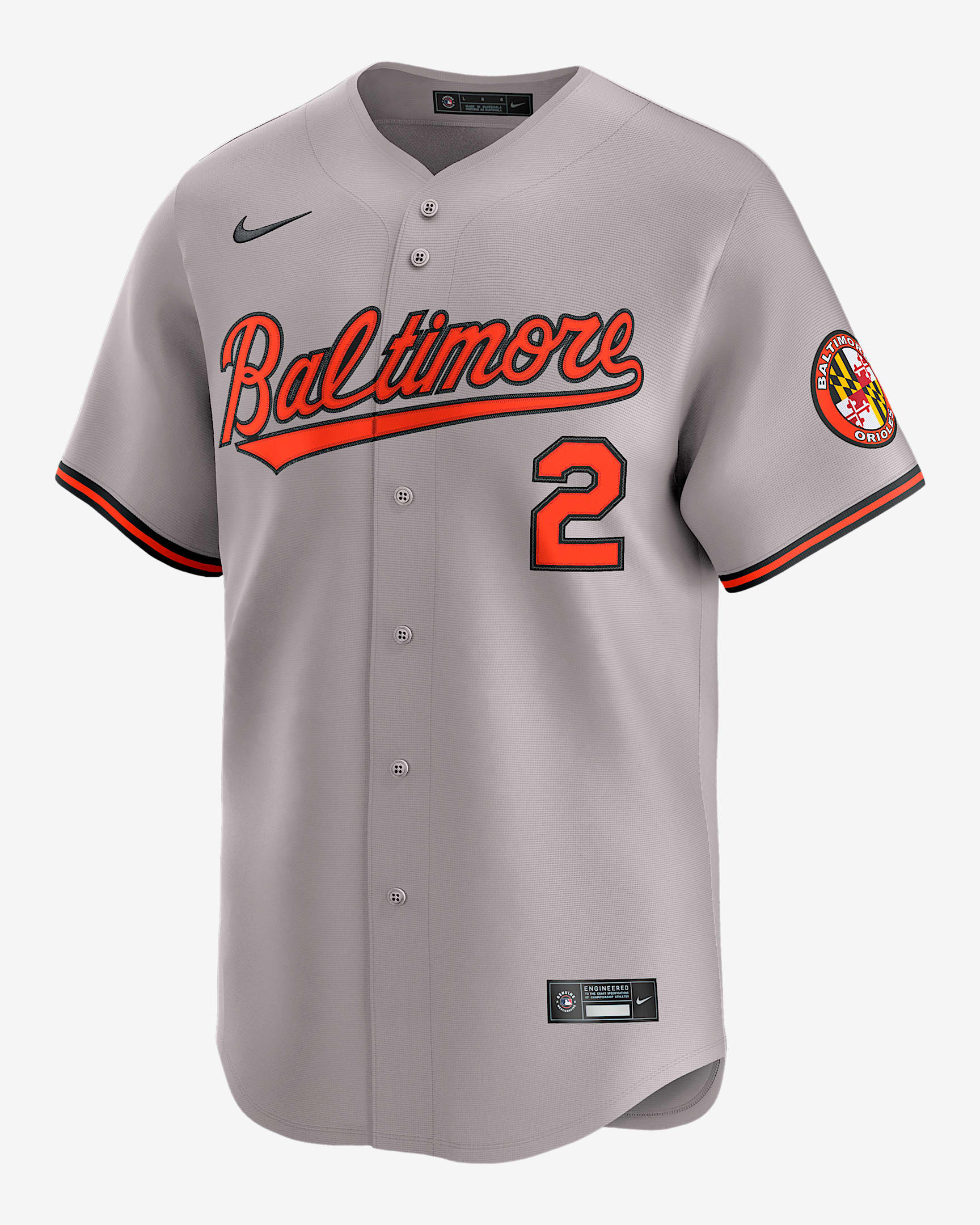 Gunnar Henderson Baltimore Orioles Men's Nike Dri-FIT ADV MLB Limited Jersey - Grey