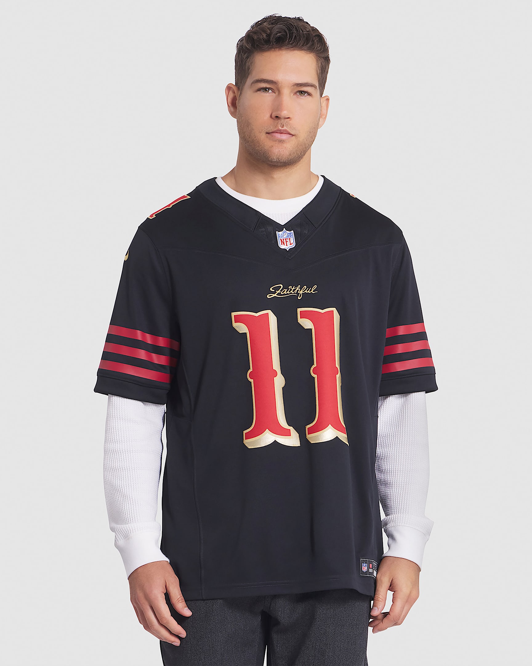 Brandon Aiyuk San Francisco 49ers Rivalries Collection Men's Nike Dri-FIT NFL Limited Jersey - Black