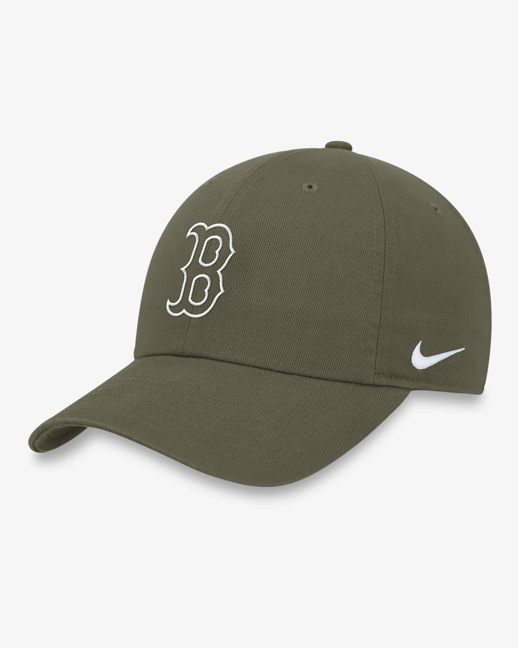 Boston Red Sox Club Men's Nike MLB Adjustable Hat - Olive