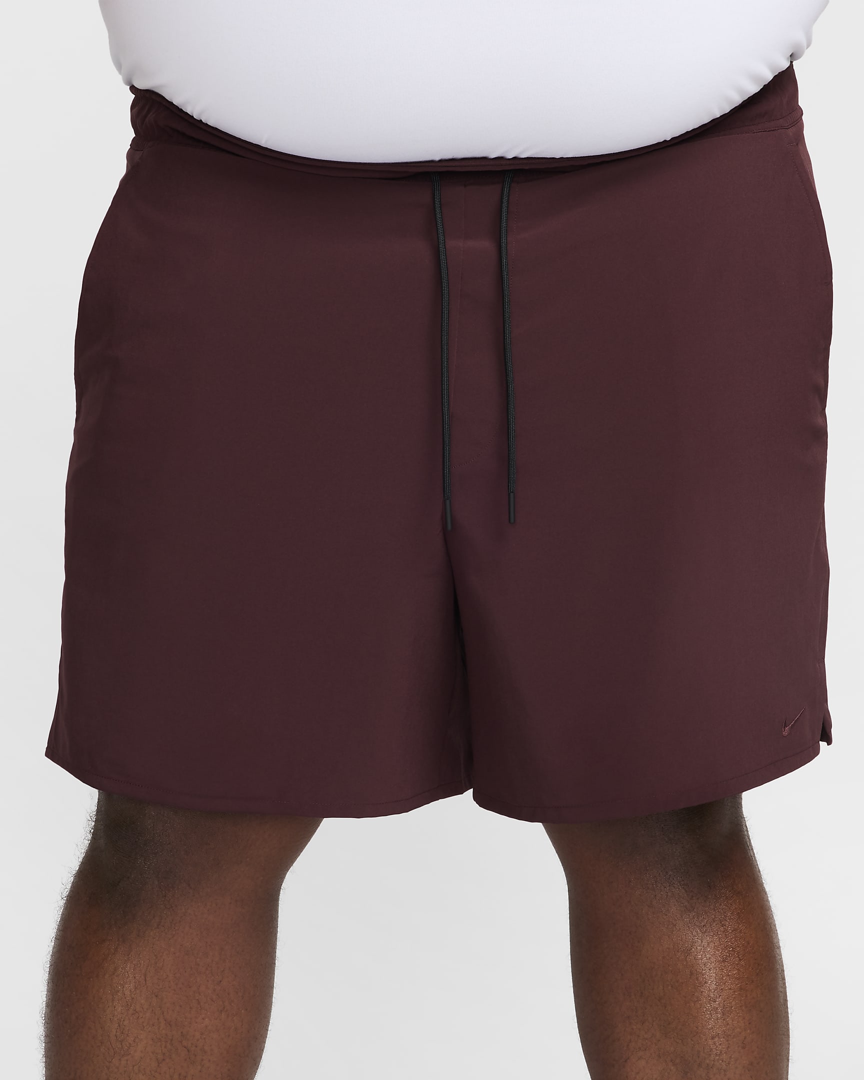 Shorts versatili Dri-FIT non foderati 18 cm Nike Unlimited – Uomo - Burgundy Crush/Nero/Burgundy Crush