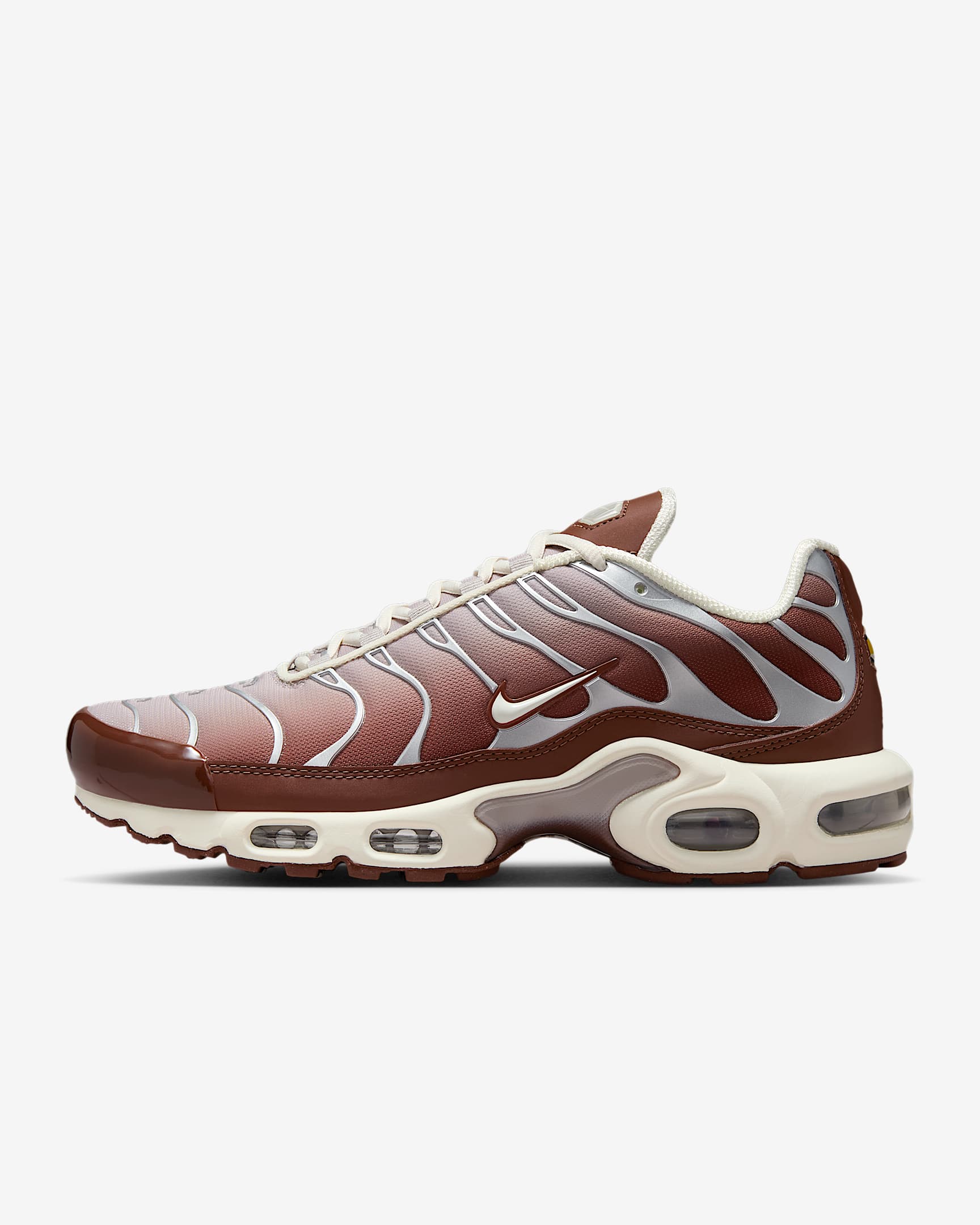 Nike Air Max Plus Kadın Ayakkabısı - Fauna Brown/College Grey/Metallic Silver/Soft Pearl