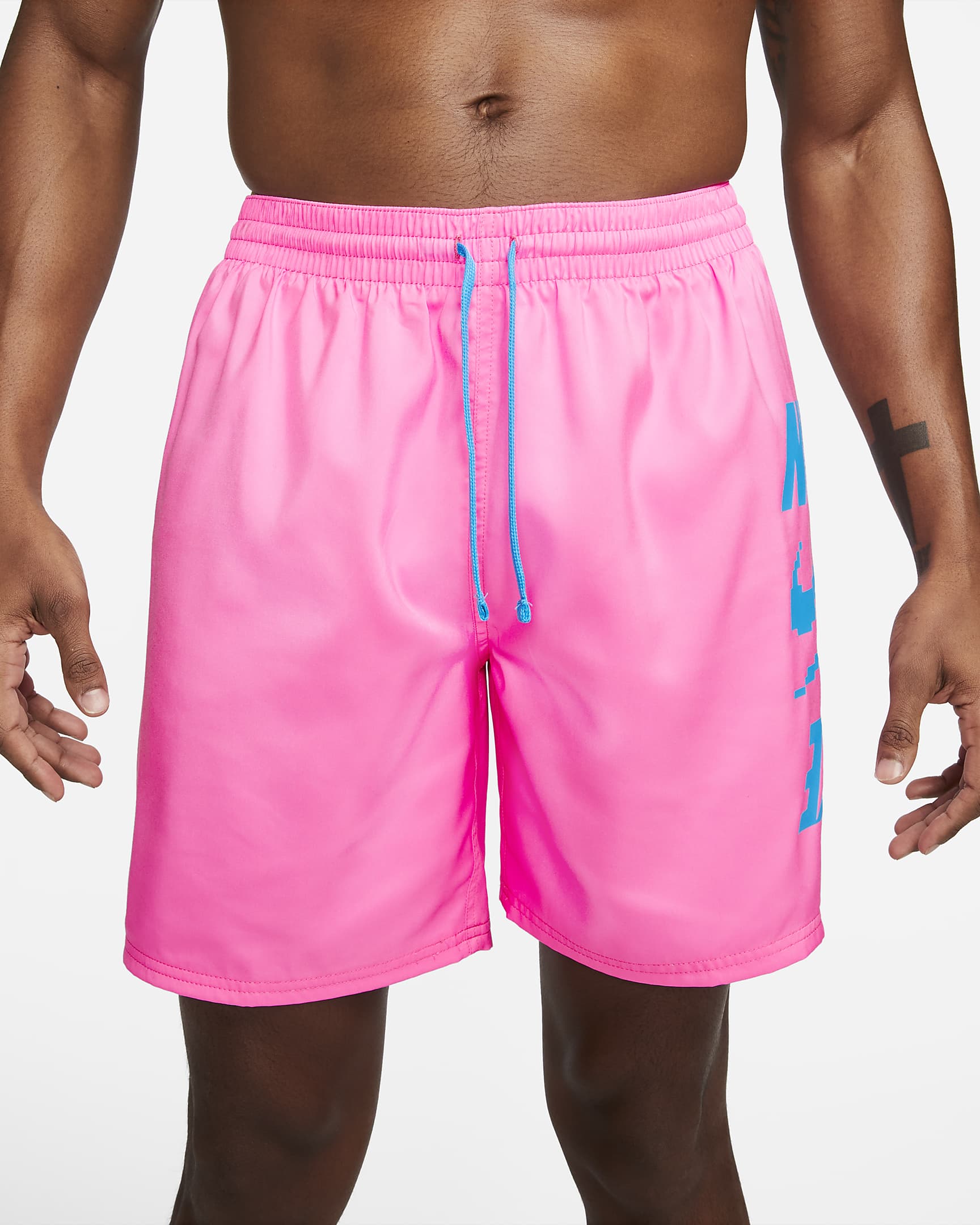 Nike Men's 7" Volley Shorts - Pink Spell