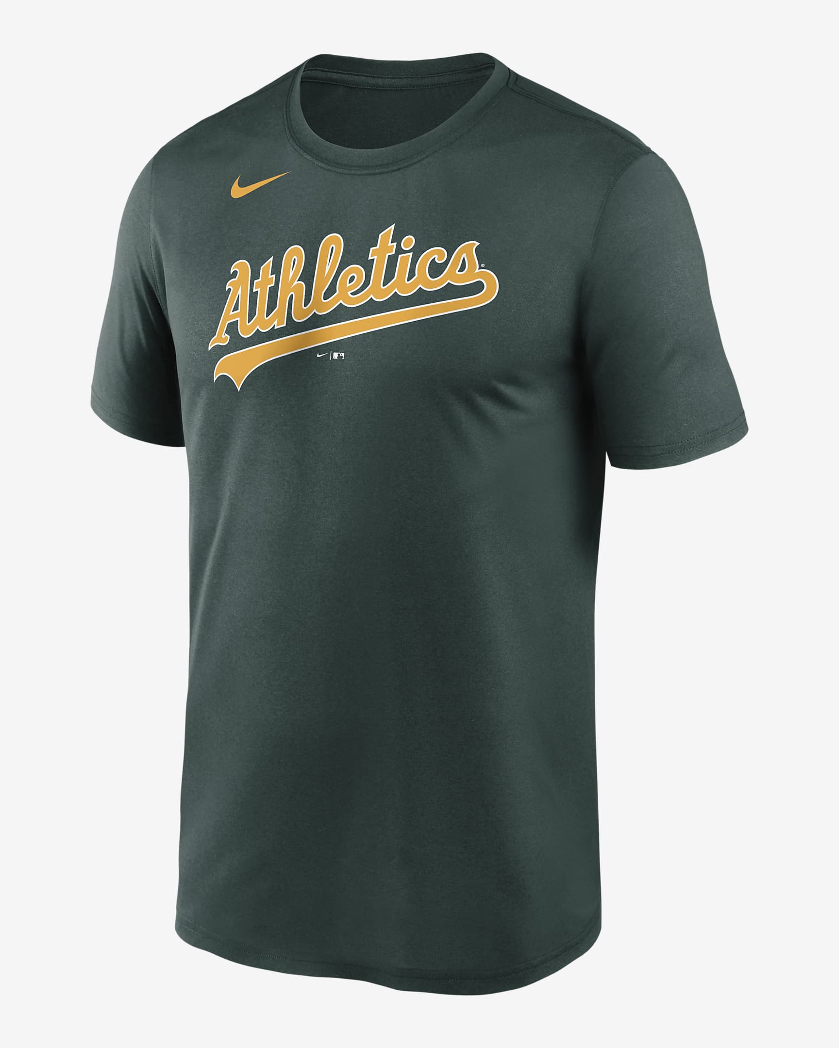 Nike Dri-FIT Legend Wordmark (MLB Oakland Athletics) Men's T-Shirt ...