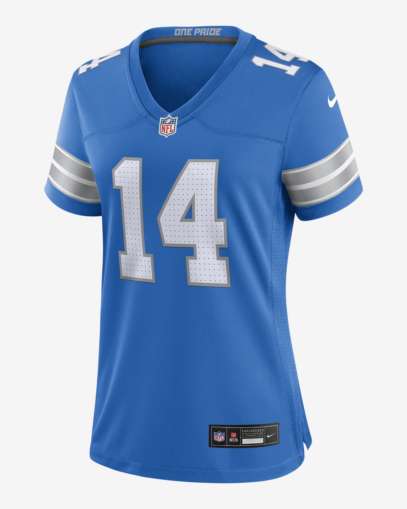 Amon-Ra St. Brown Detroit Lions Women's Nike NFL Game Football Jersey - Blue