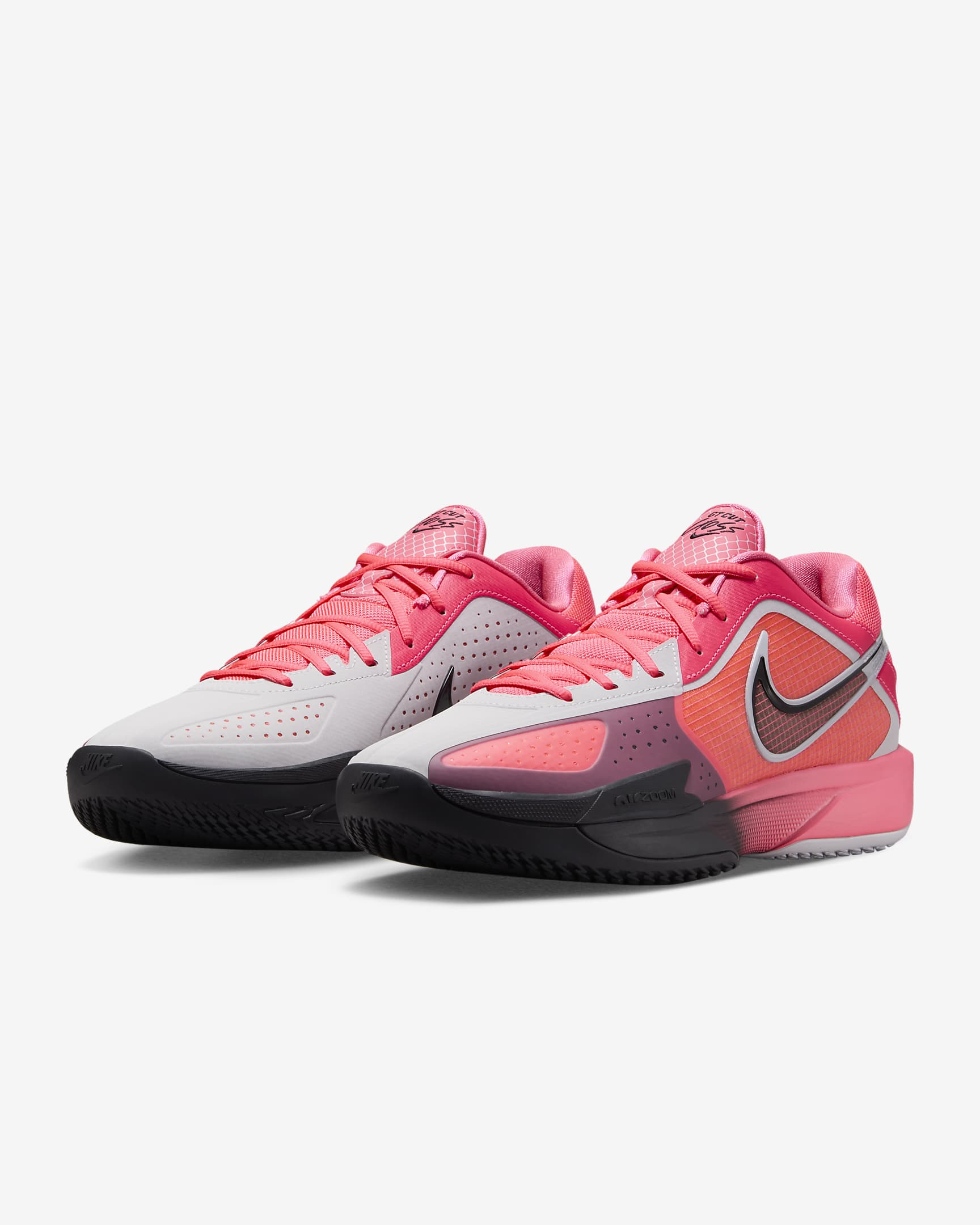 Nike G.T. Cut Cross basketbalschoenen - Hot Punch/Photon Dust/Zwart/Dark Smoke Grey