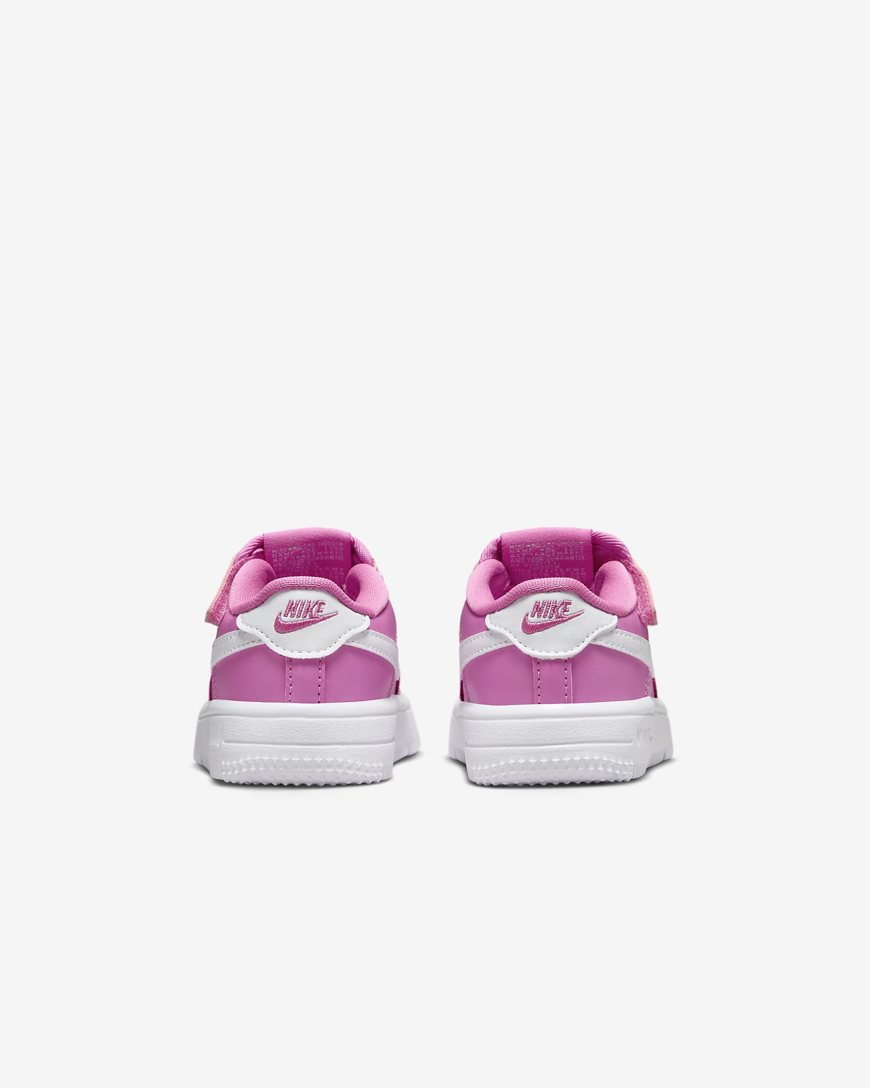 Nike Force 1 Low EasyOn schoenen voor baby's/peuters - Playful Pink/Wit