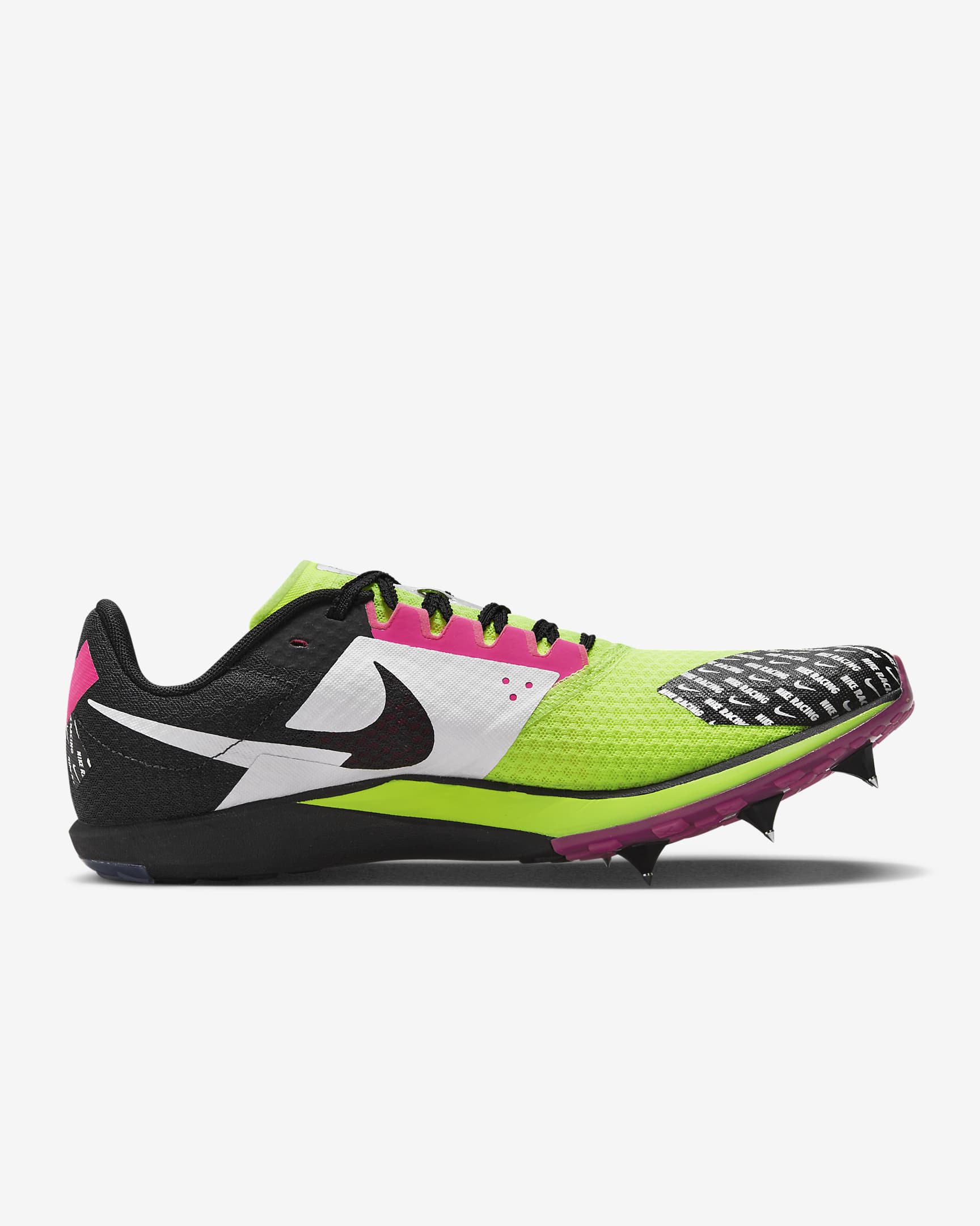 Tenis con clavos para campo traviesa Nike Rival XC 6 - Volt/Negro/Hiperrosa/Blanco