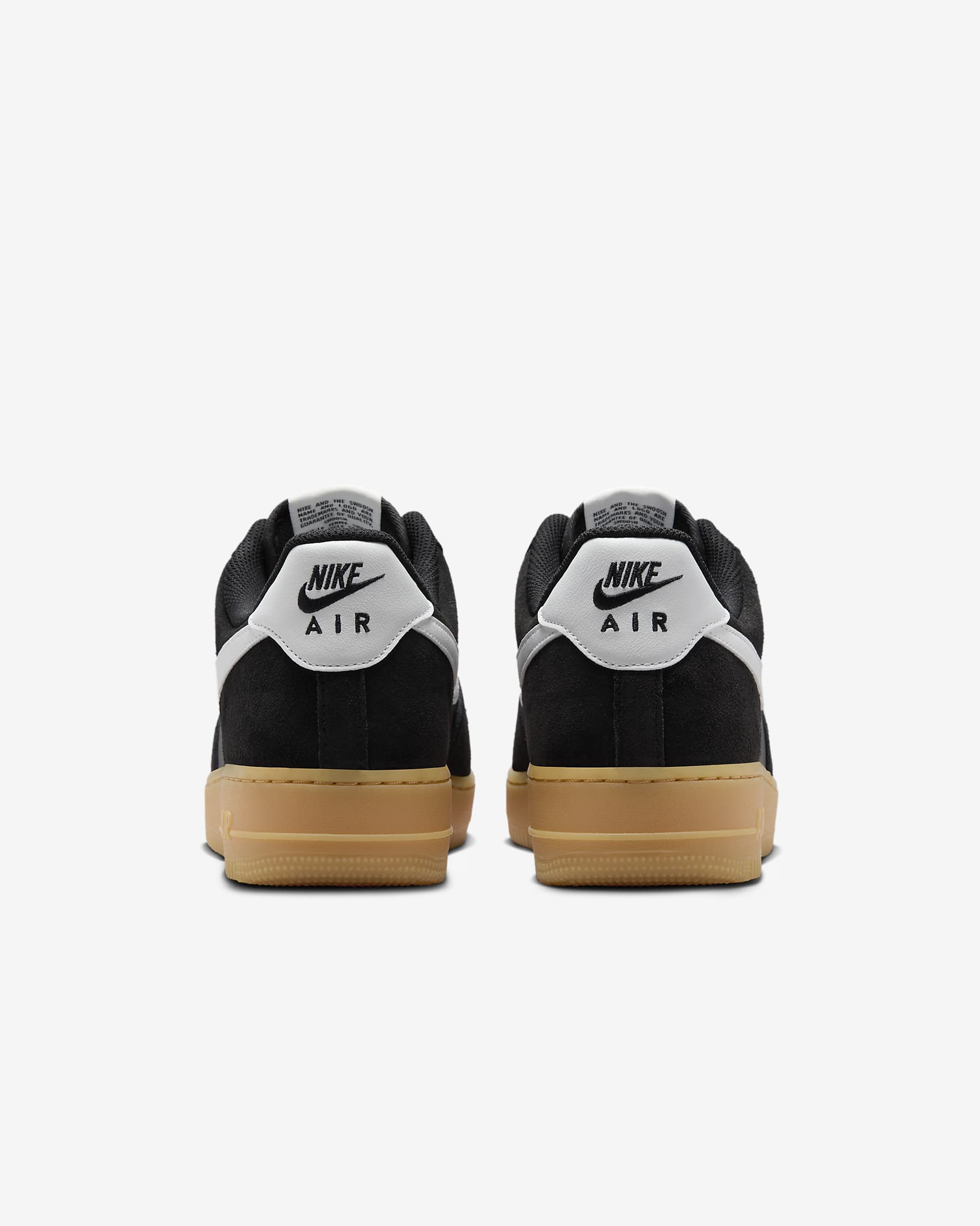 Nike Air Force 1 '07 LV8 Men's Shoes - Black/Gum Light Brown/Summit White