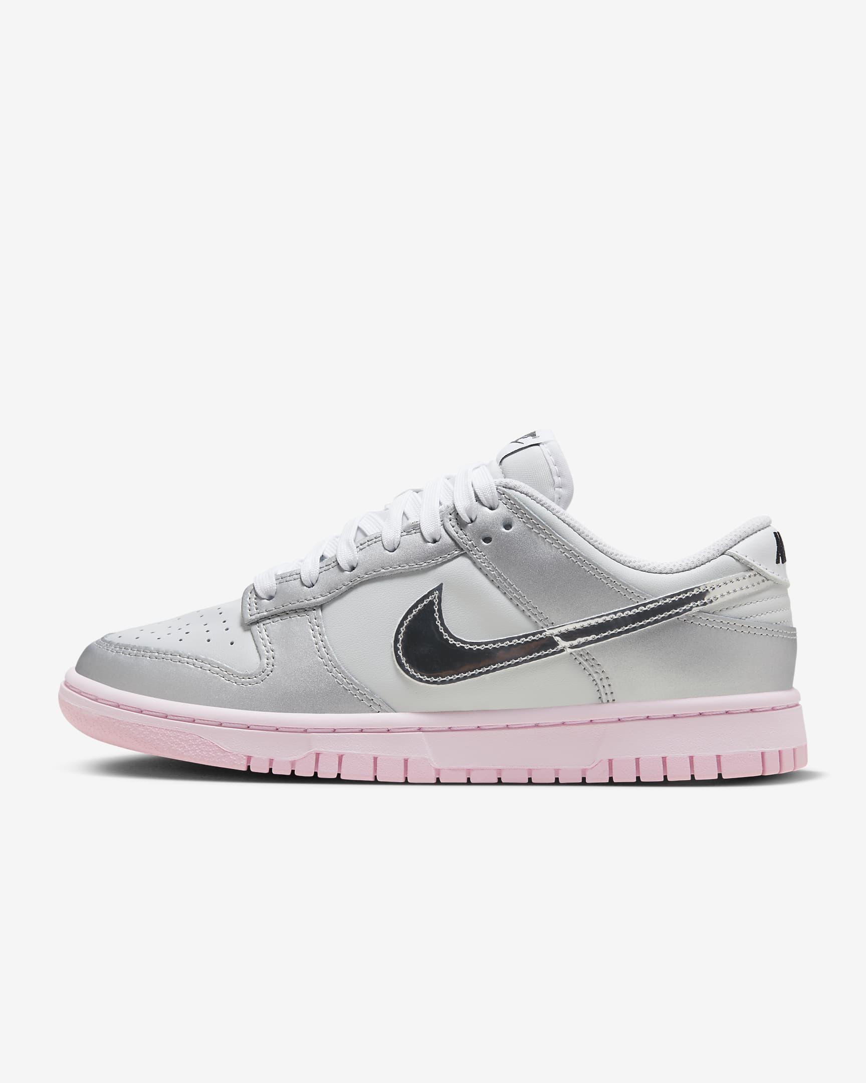 Nike Dunk Low LX Women's Shoes - Photon Dust/Pink Foam/Medium Soft Pink/Metallic Silver