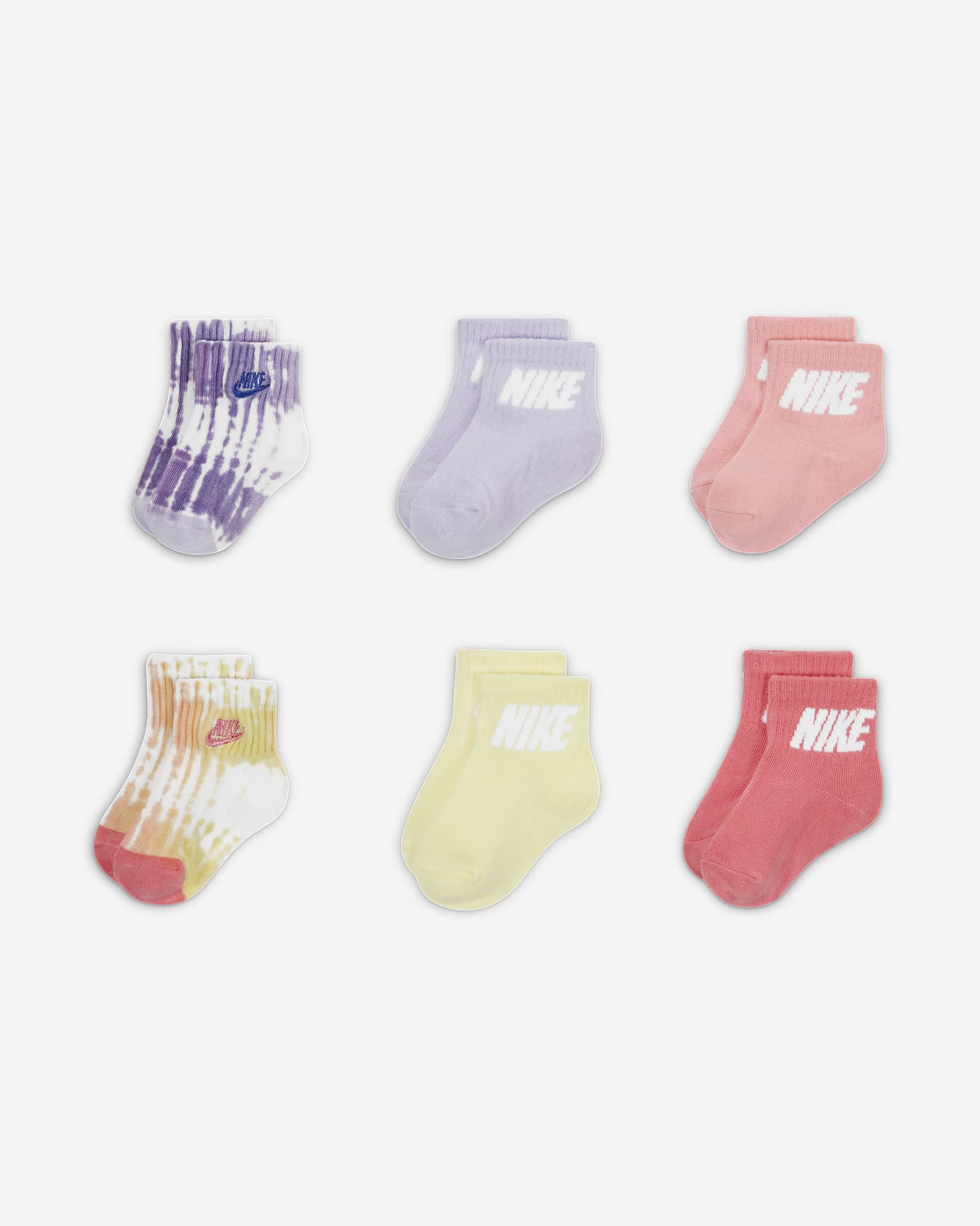 Nike Baby Ankle Socks (6-pack). Nike.com