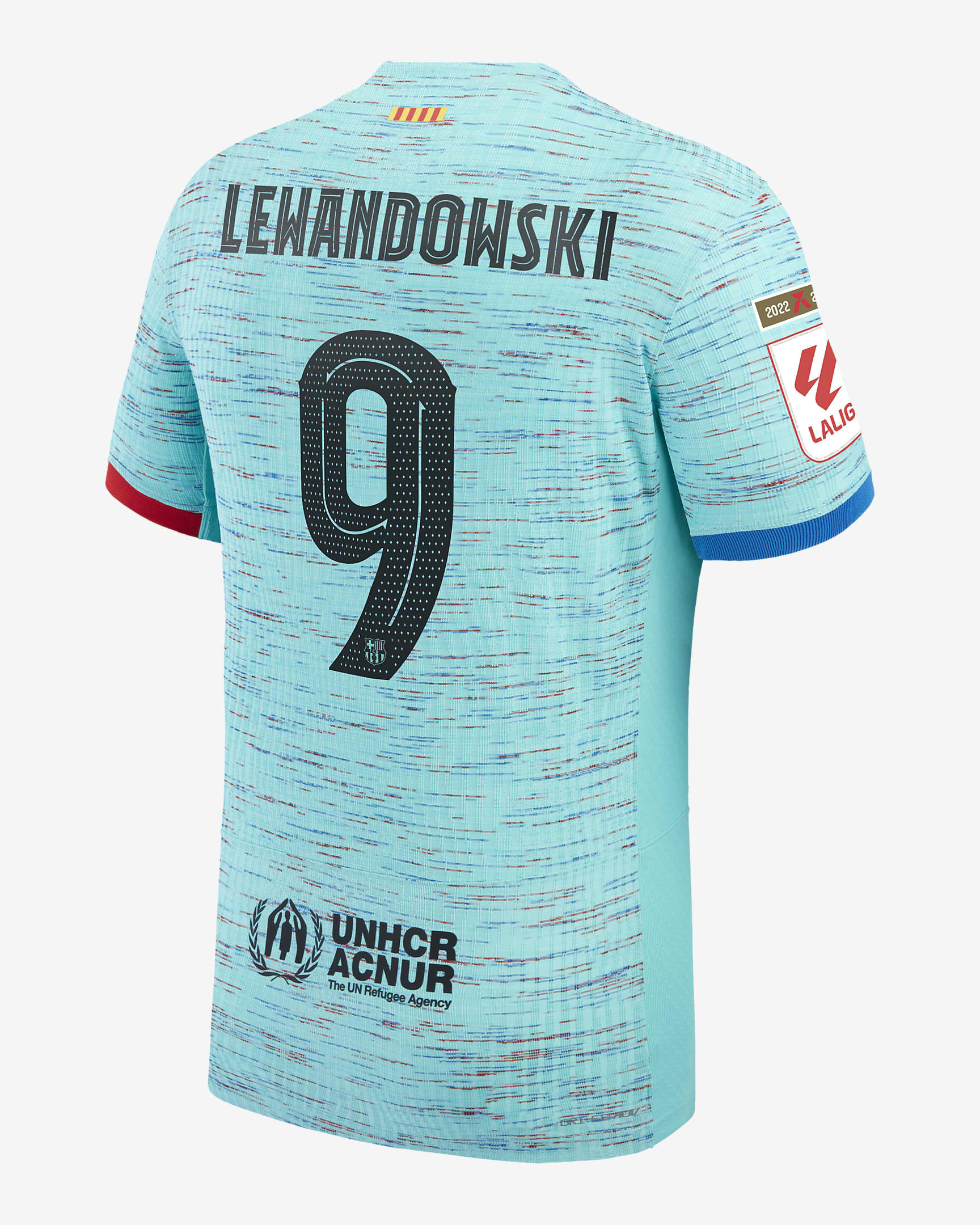Robert Lewandowski Barcelona 2023/24 Match Away Men's Nike Dri-FIT ADV