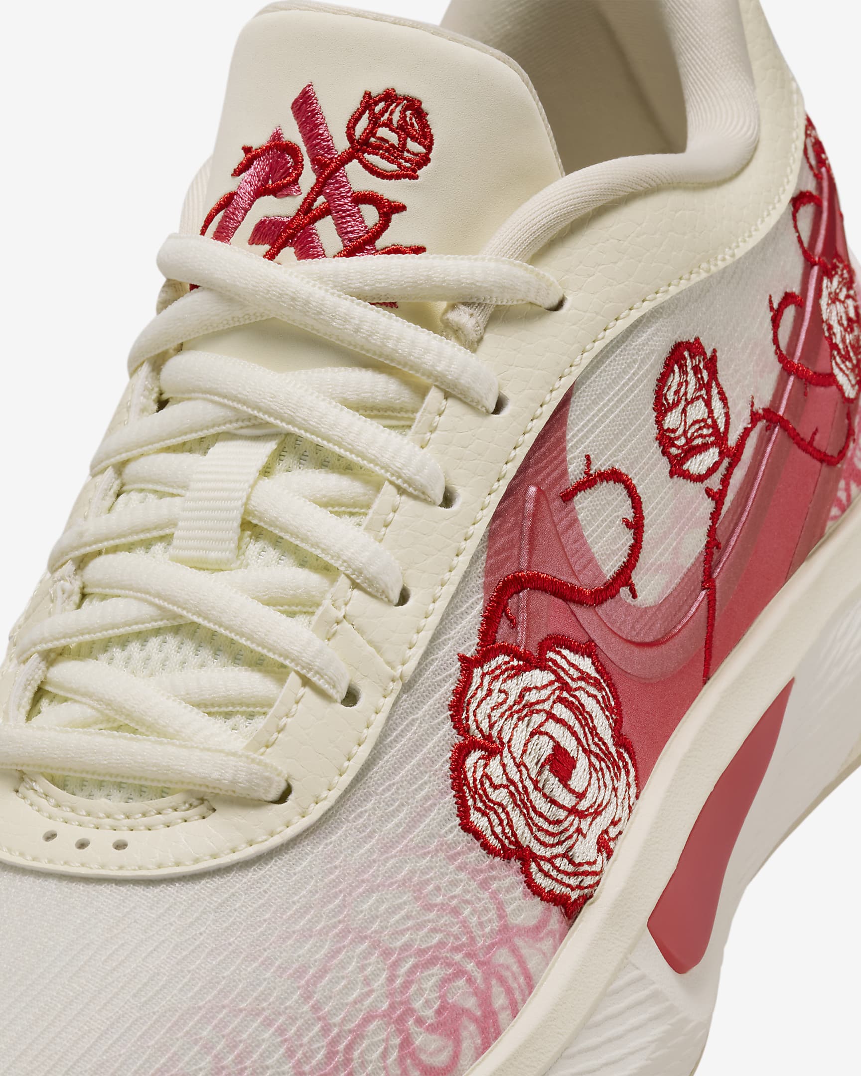 Giannis Freak 6 Basketballschuh (ältere Kinder) - Coconut Milk/Sail/University Red/Aster Pink