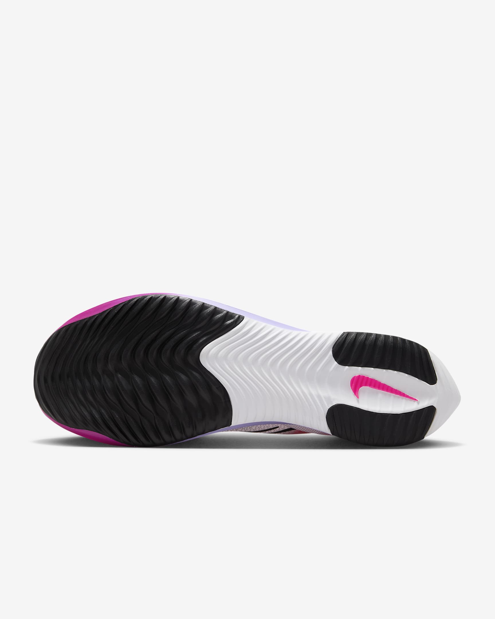 Nike Streakfly Road Racing Shoes - White/Vivid Grape/Purple Agate/Black