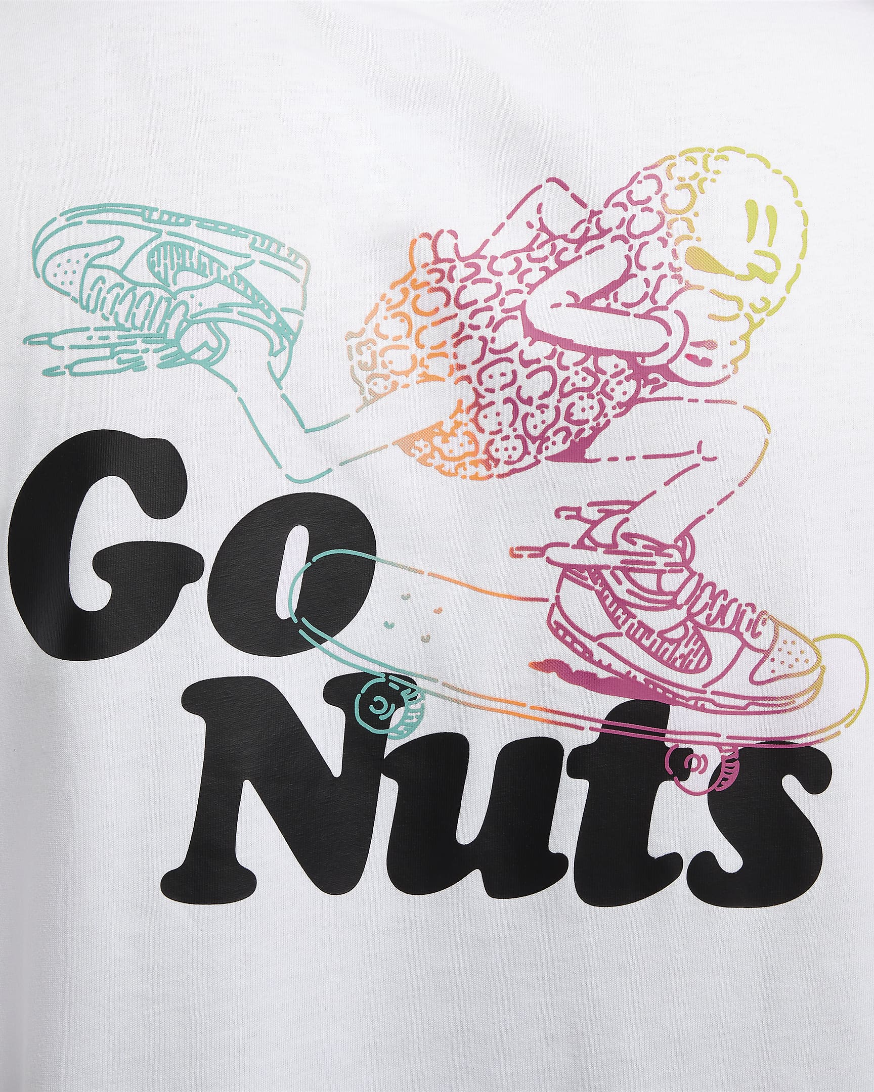 Nike SB Skateshirt met logo voor heren - Wit