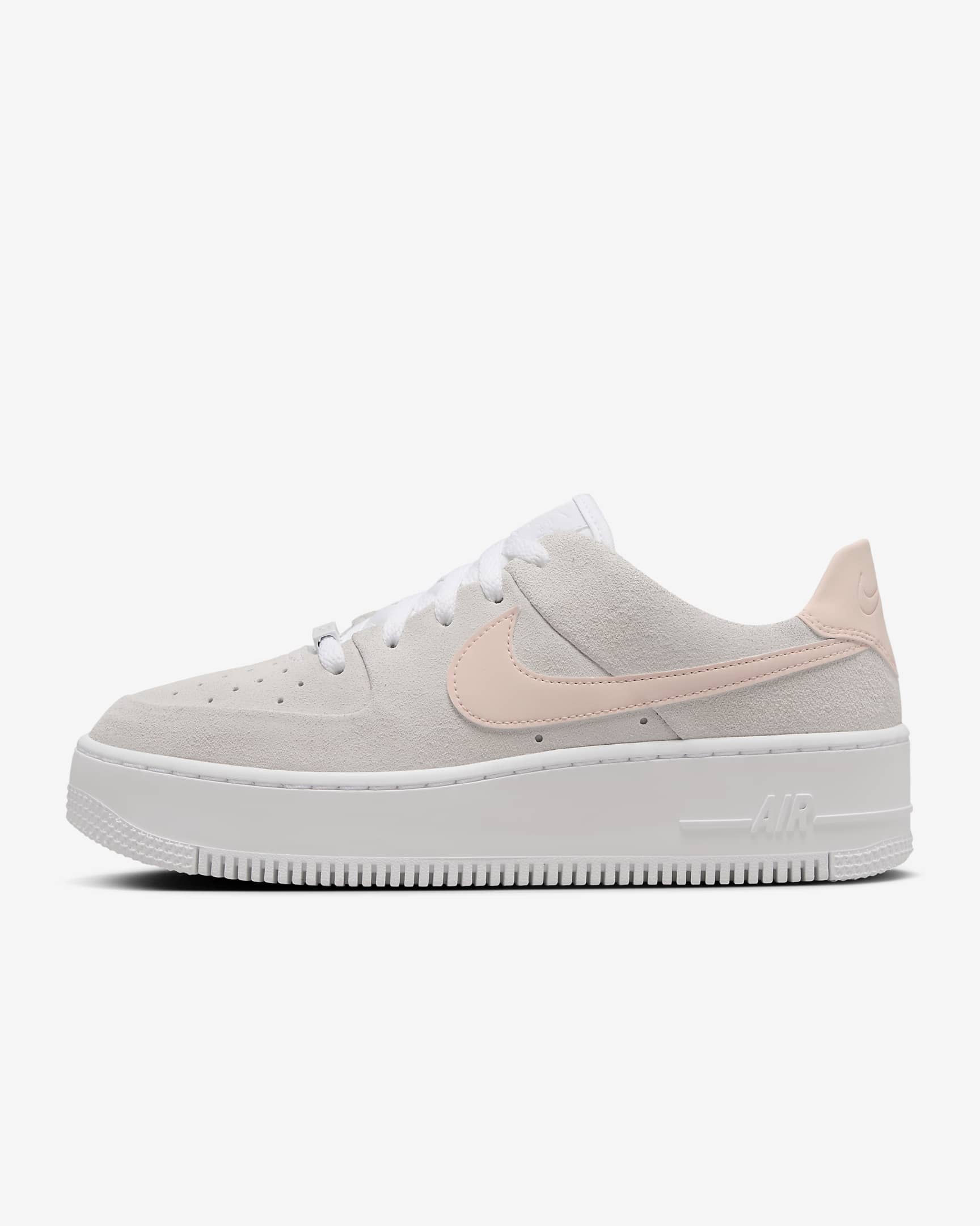 Scarpa Nike Air Force 1 Sage Low - Donna - Bianco/Sail/Guava Ice