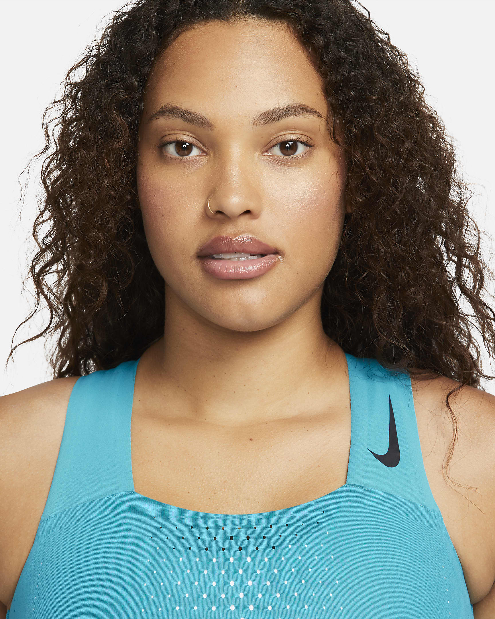 Nike Dri-FIT ADV AeroSwift Women's Running Crop Top. Nike CZ