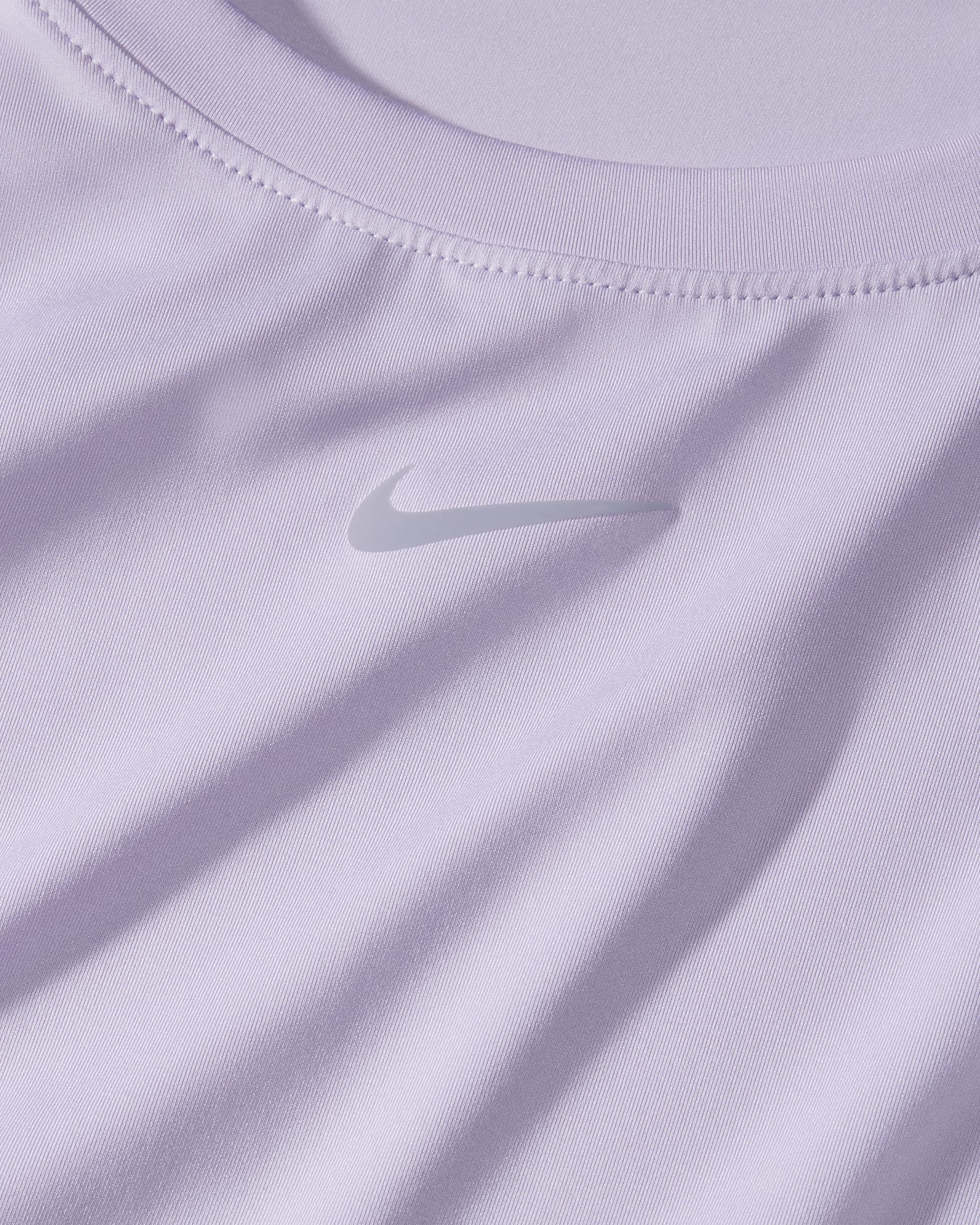 Nike One Classic Women's Dri-FIT Tank Top - Lilac Bloom/Black