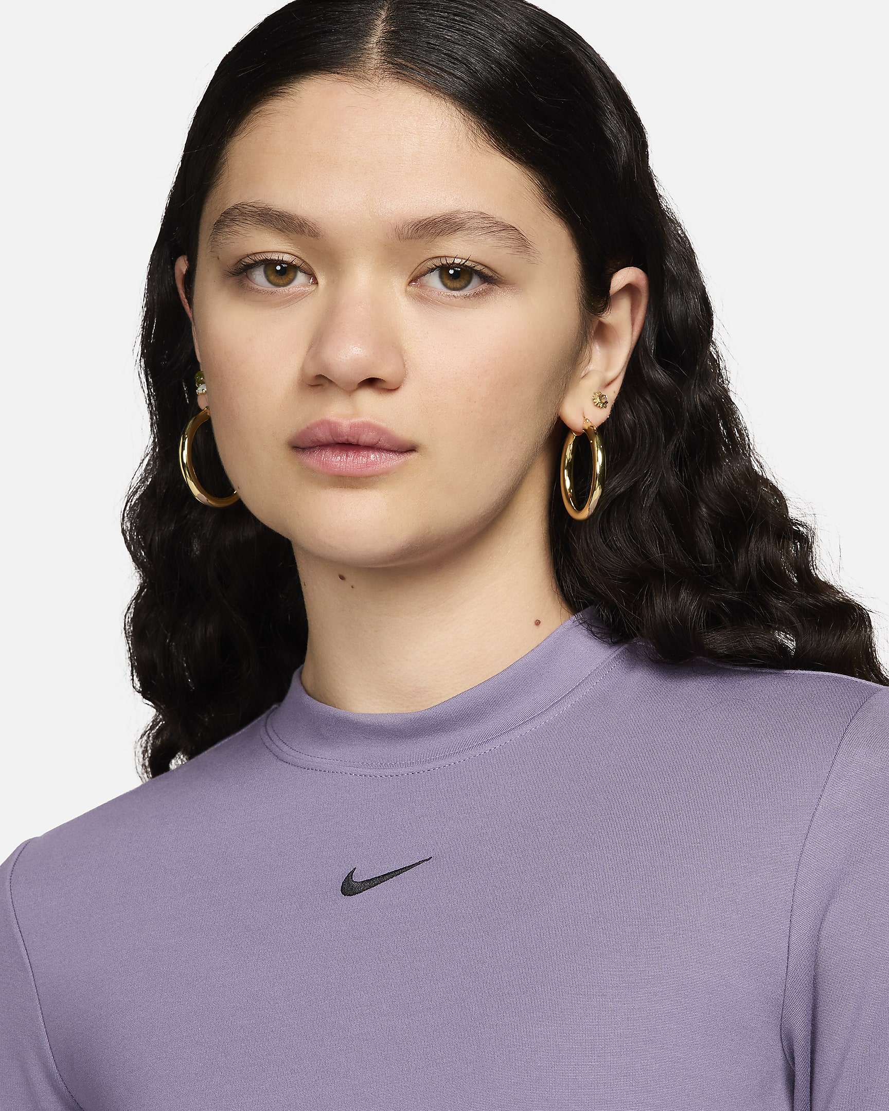 Robe mi-longue ajustée Nike Sportswear Essential pour femme - Daybreak/Noir