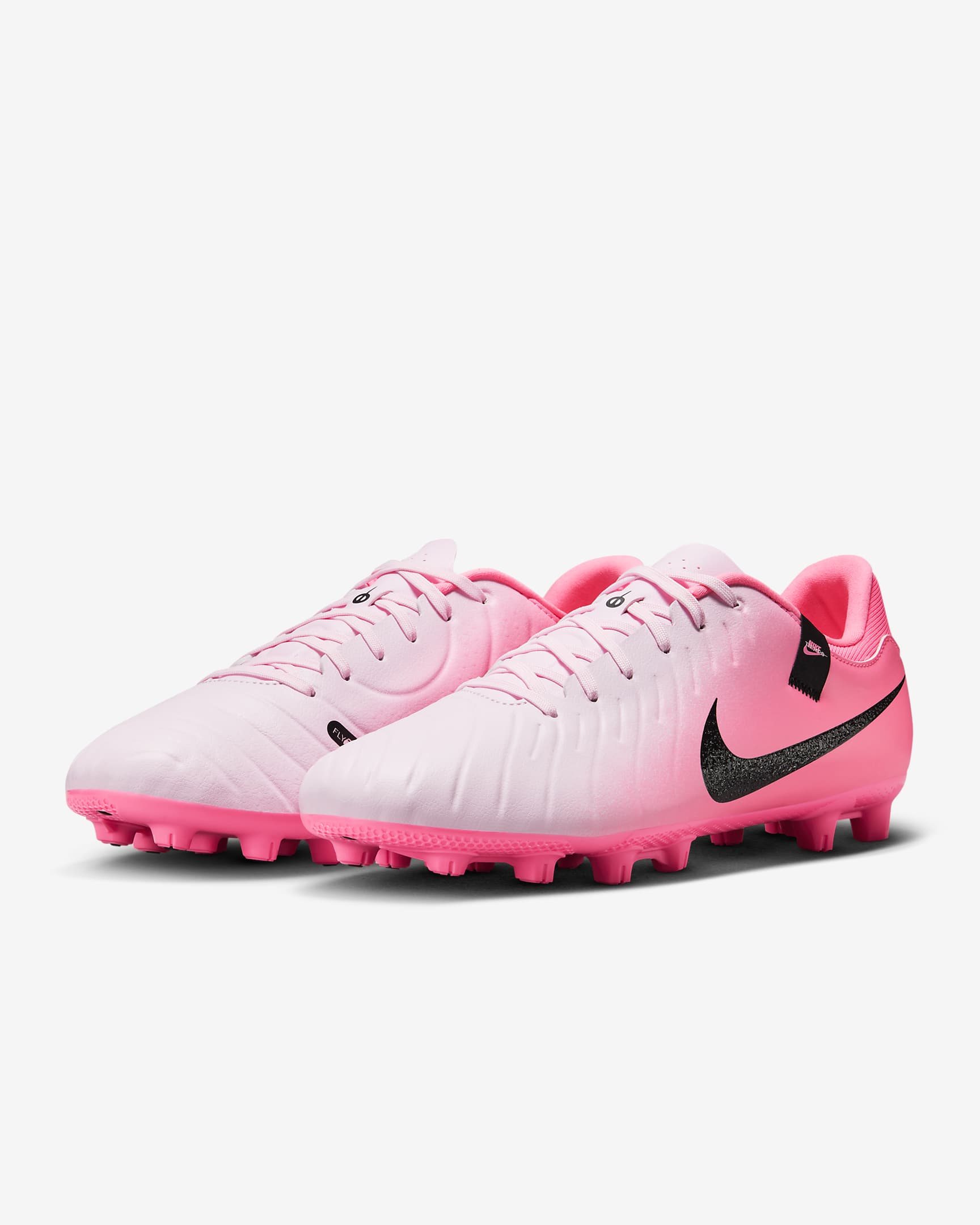 Nike Tiempo Legend 10 Academy HG Low-Top Soccer Cleats - Pink Foam/Black