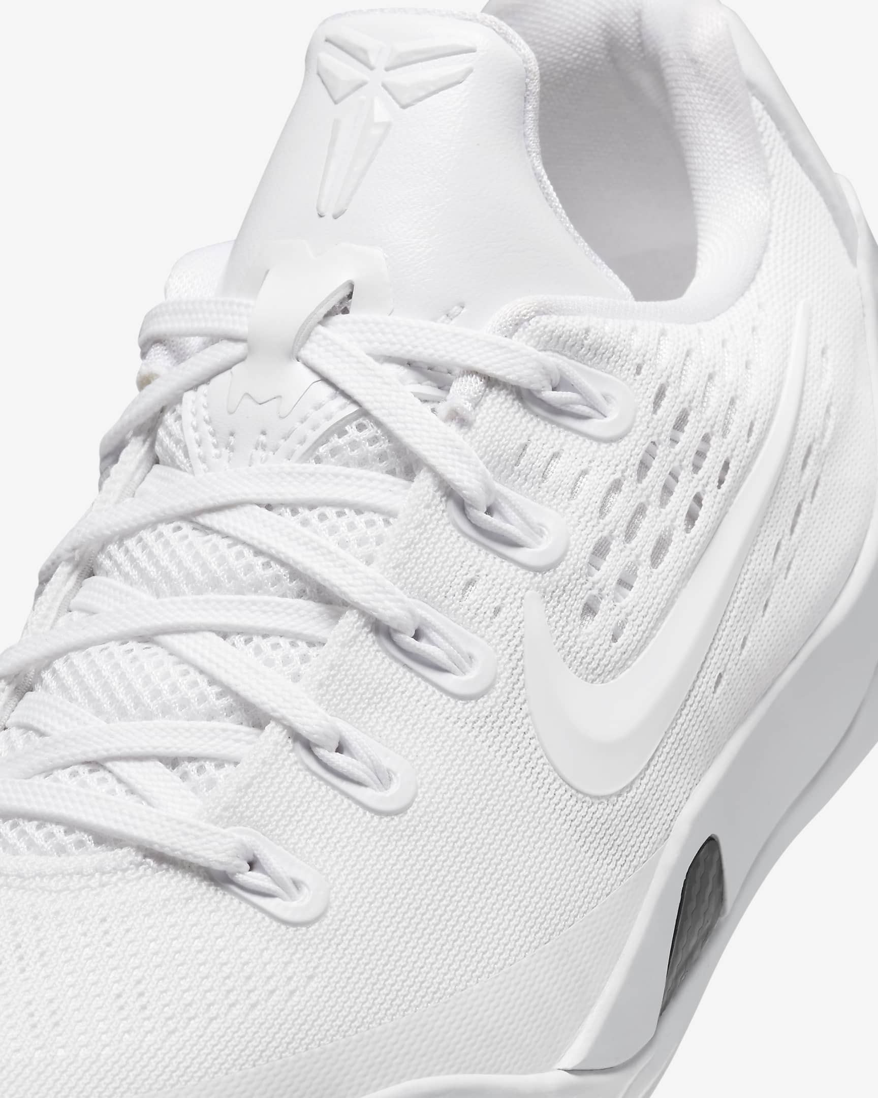 Tenis de básquetbol para niños grandes Kobe 9 - Blanco/Blanco/Blanco